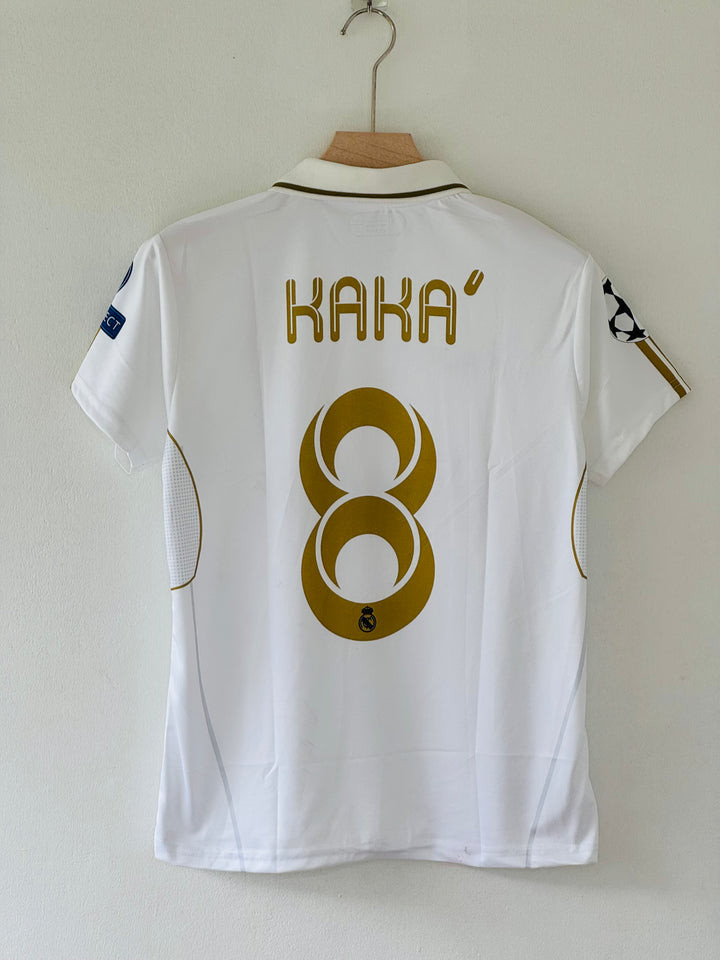 REAL MADRID RETRO 2011-12 HOME KIT COLLAR KAKA (EMBROIDERY LOGO)