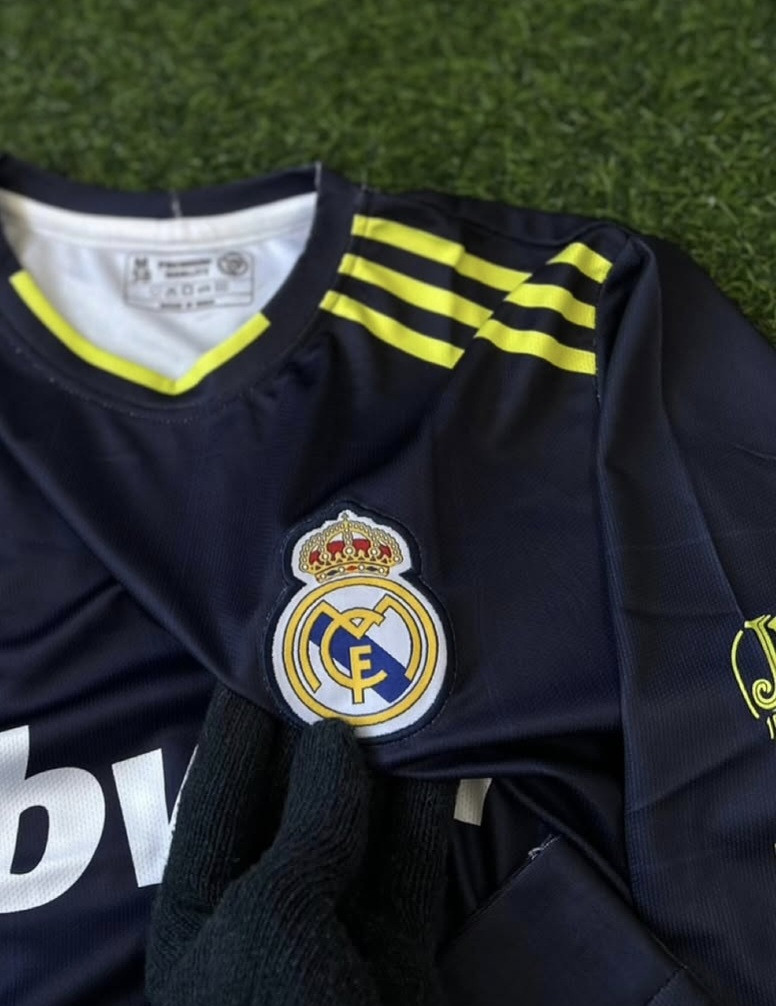 REAL MADRID 2012-13 AWAY KIT, FULL SLEEVE EMBROIDERY