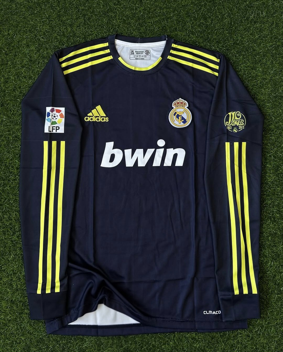 REAL MADRID 2012-13 AWAY KIT, FULL SLEEVE EMBROIDERY