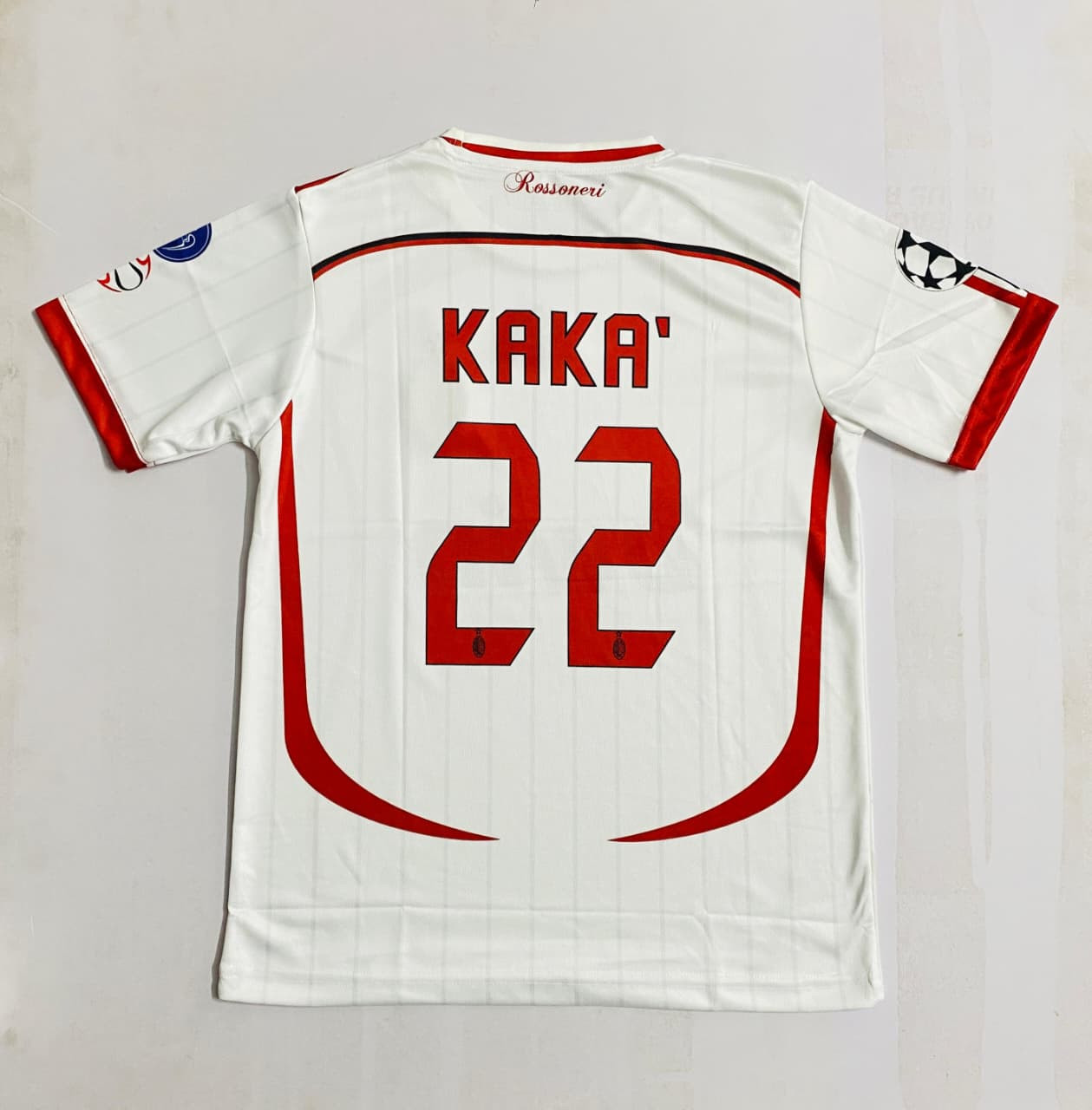 AC MILAN RETRO 2006-07 AWAY KIT KAKA (EMBROIDERY LOGO)