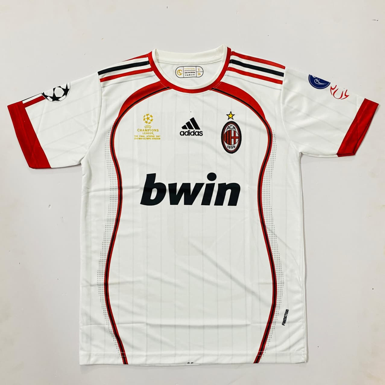 AC MILAN RETRO 2006-07 AWAY KIT KAKA (EMBROIDERY LOGO)