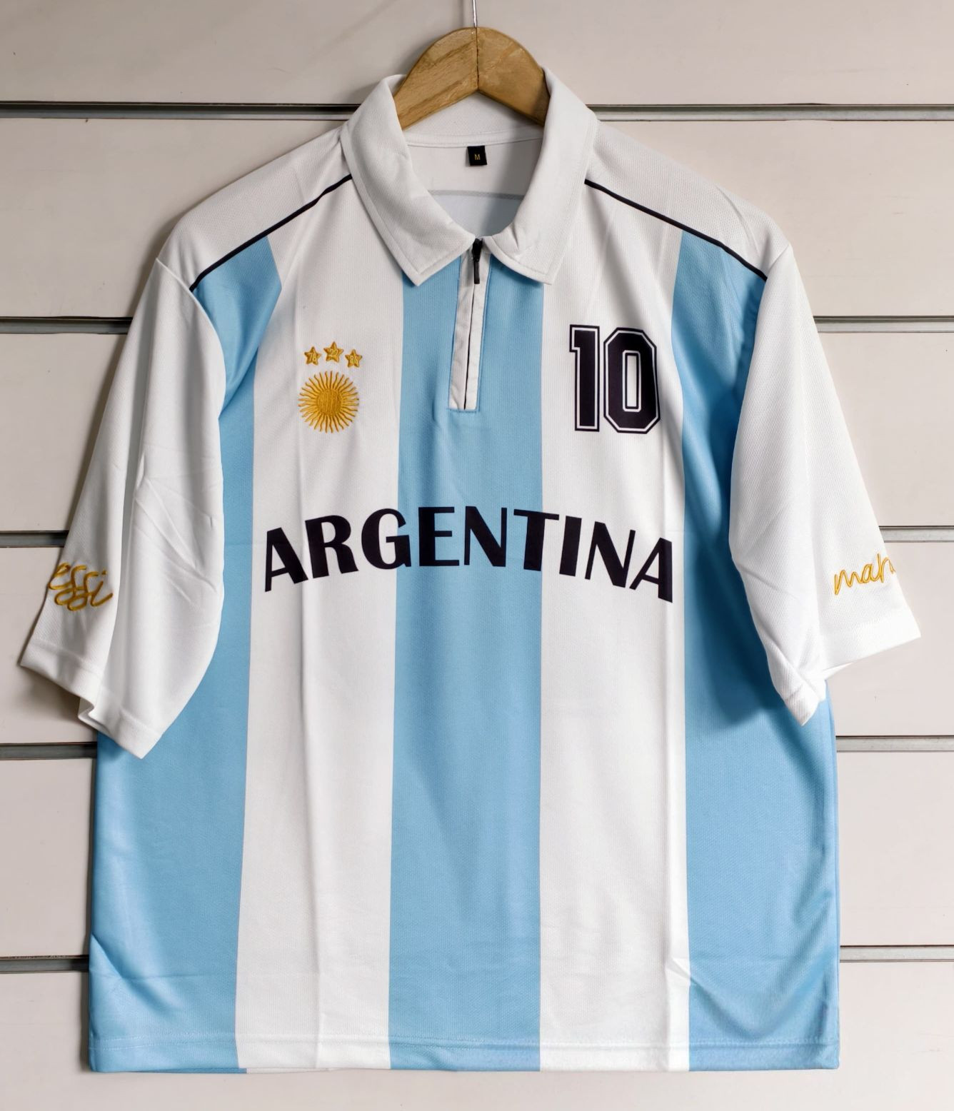 ARGENTINA PREMIUM FIVE SLEEVE COLLAR ZIP (EMBROIDERY LOGOS)