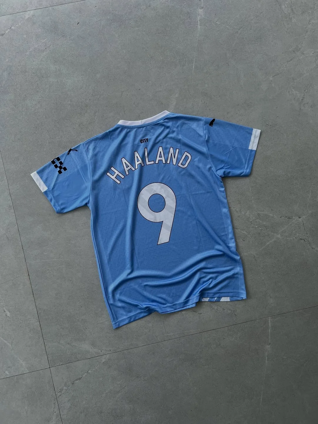 MANCHESTER CITY 2025-26 HOME HAALAND (EMBROIDERY LOGO)