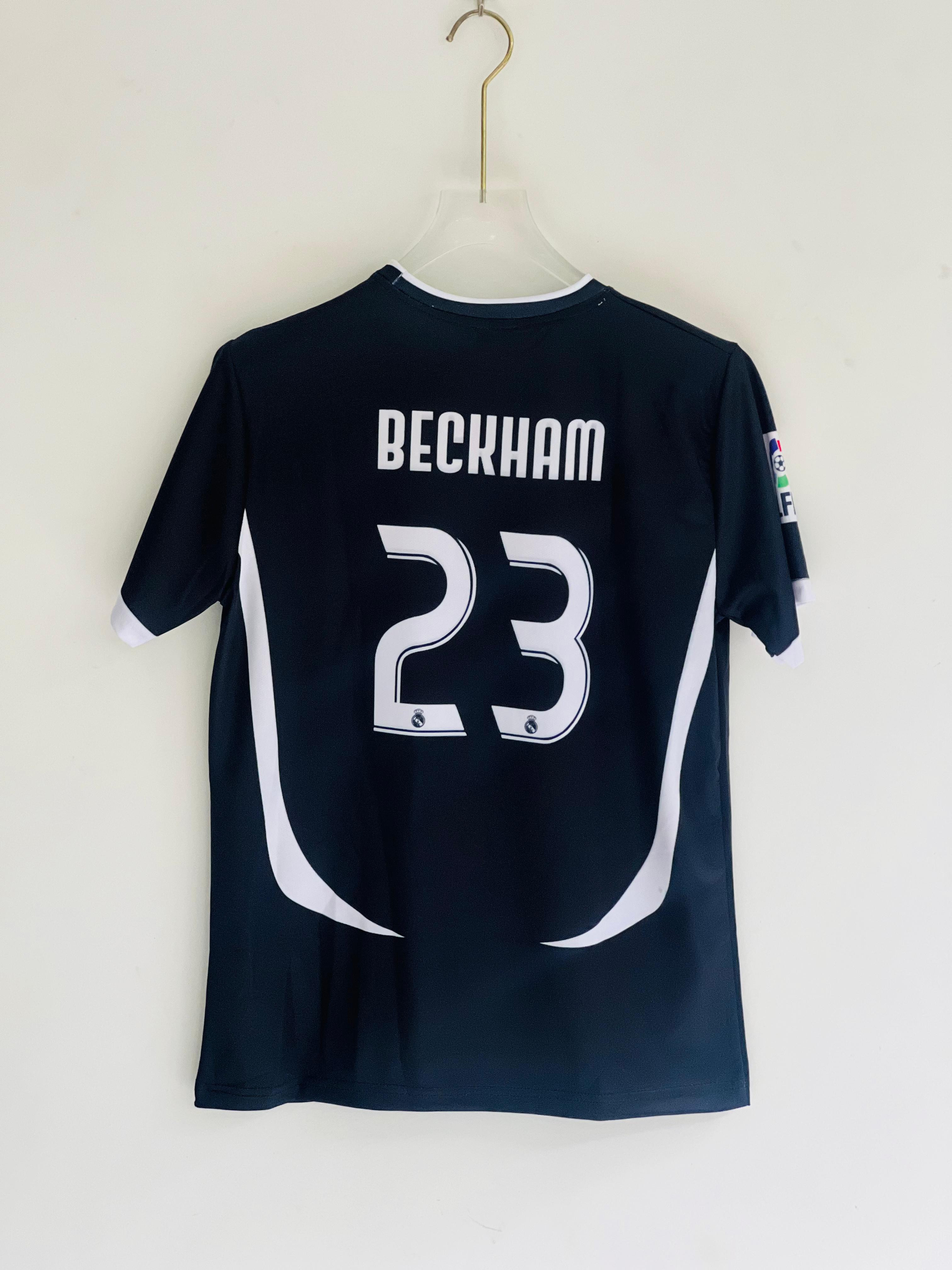 REAL MADRID RETRO 2006-07 AWAY KIT BECKHAM 