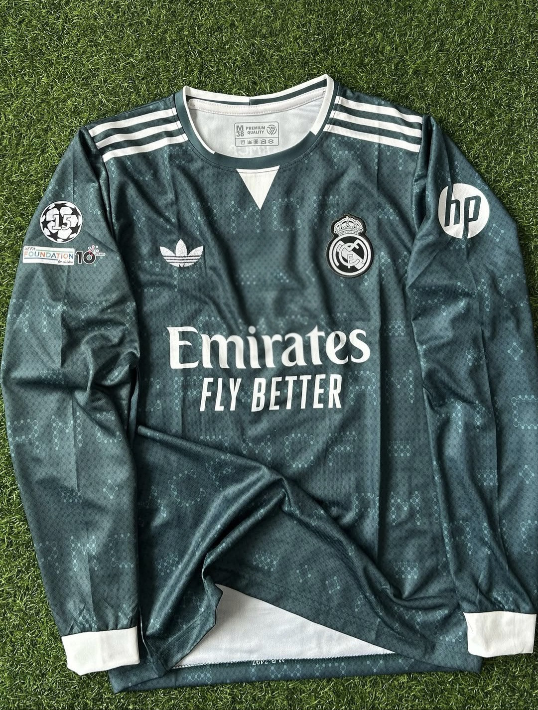 REAL MADRID 2026-27 AWAY KIT FULL SLEEVE BELLINGHAM (EMBROIDERY LOGOS)