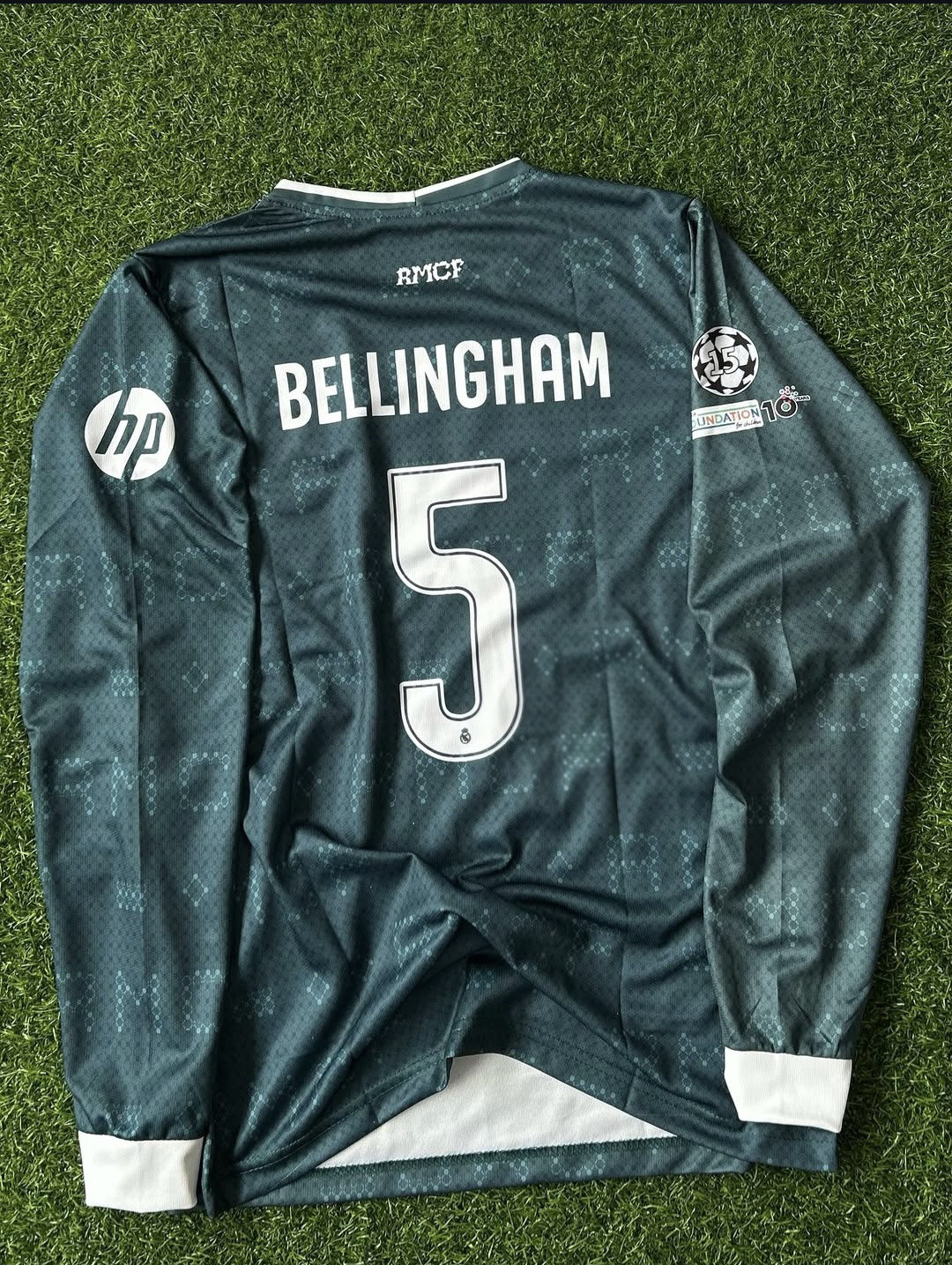 REAL MADRID 2026-27 AWAY KIT FULL SLEEVE BELLINGHAM (EMBROIDERY LOGOS)