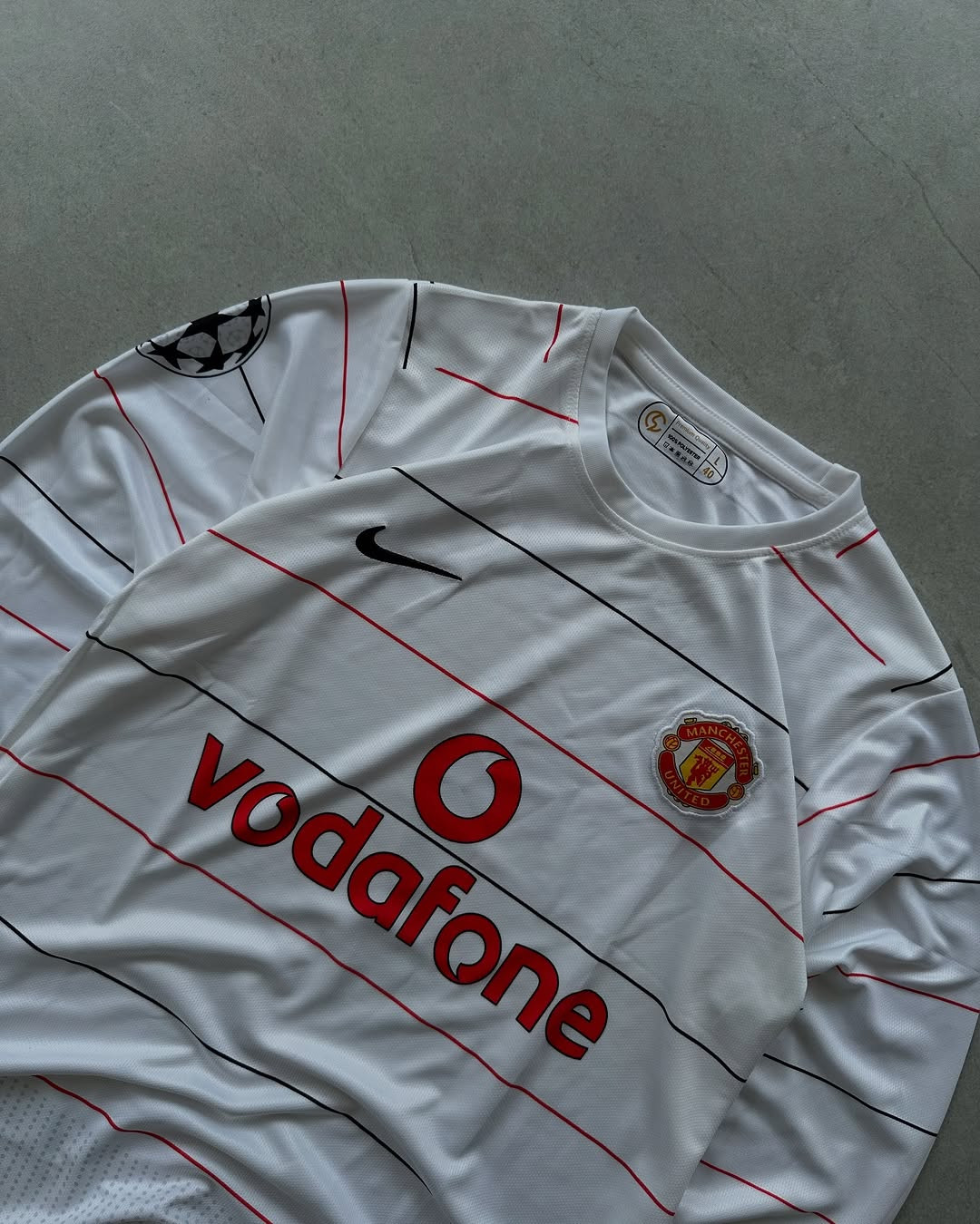 MANCHESTER UNITED RETRO 2003-04 THIRD KIT FULL SLEEVE RONALDO (EMBROIDERY LOGOS)