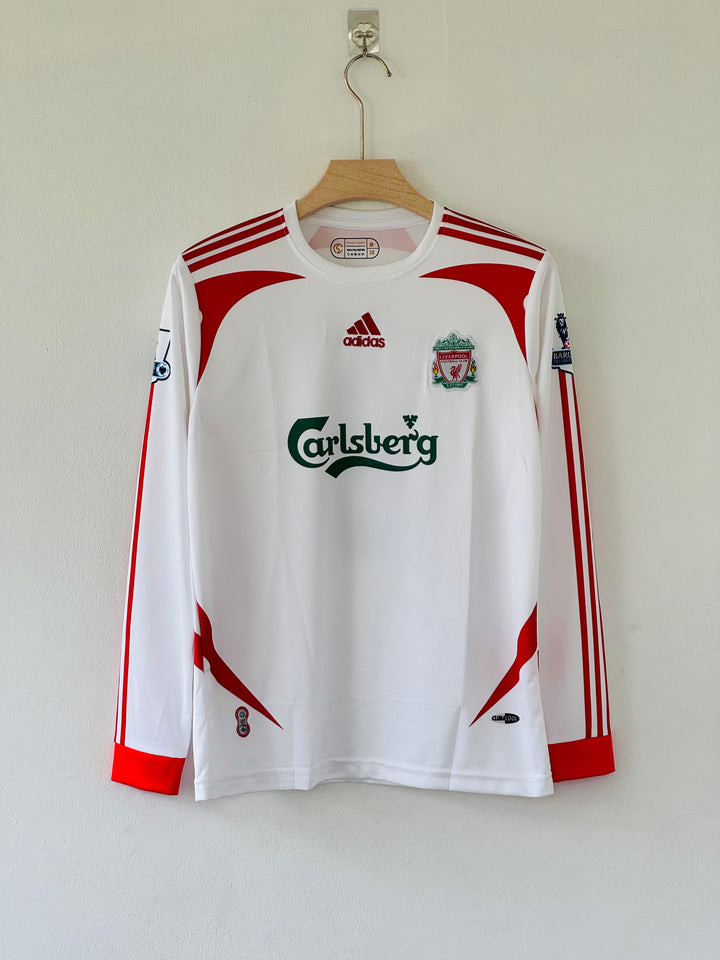 LIVERPOOL RETRO 2007-08 AWAY KIT FULL SLEEVE TORRES (EMBROIDERY LOGO)
