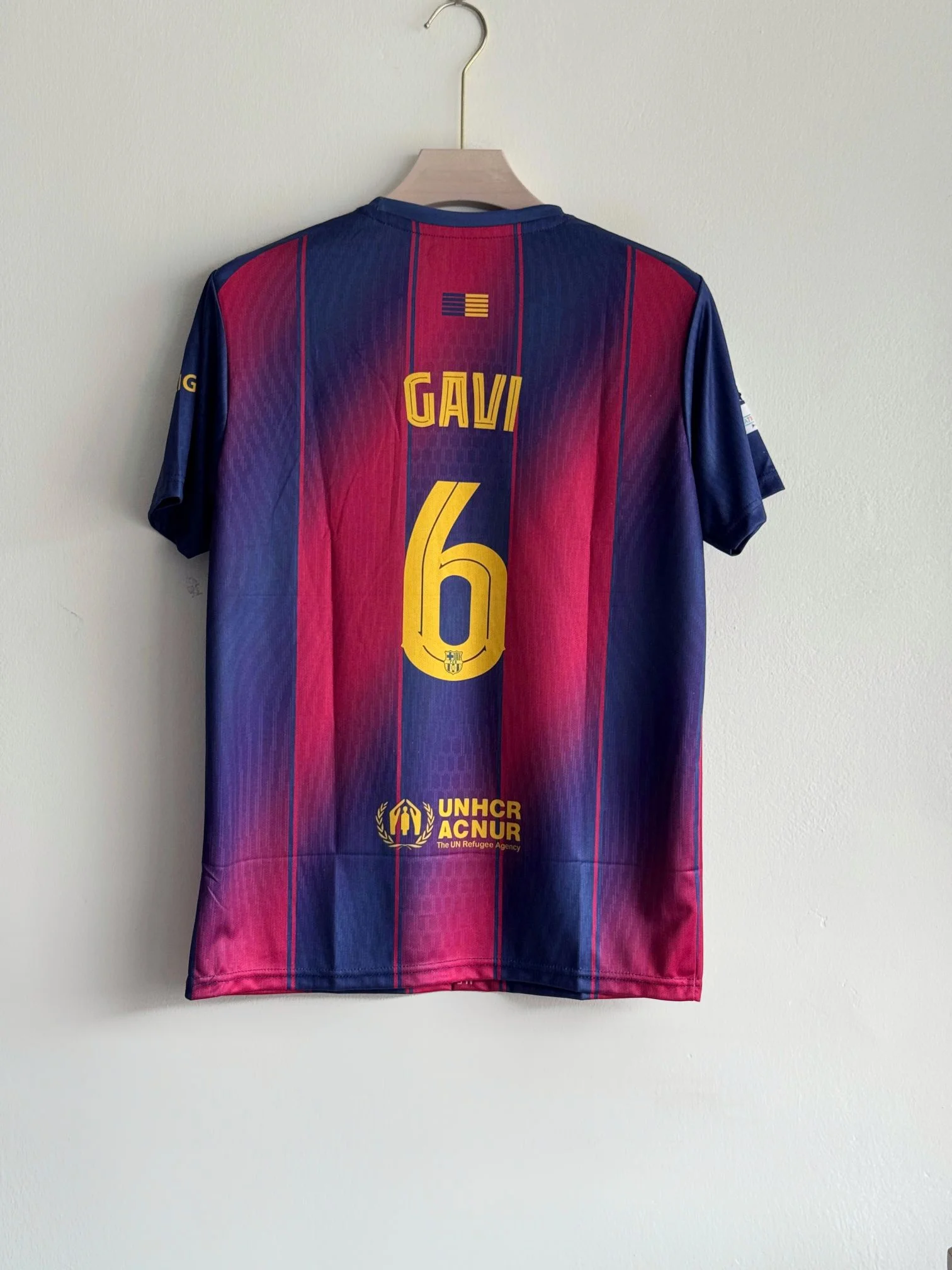 BARCELONA 2025-26 HOME GAVI (EMBROIDERY LOGOS)