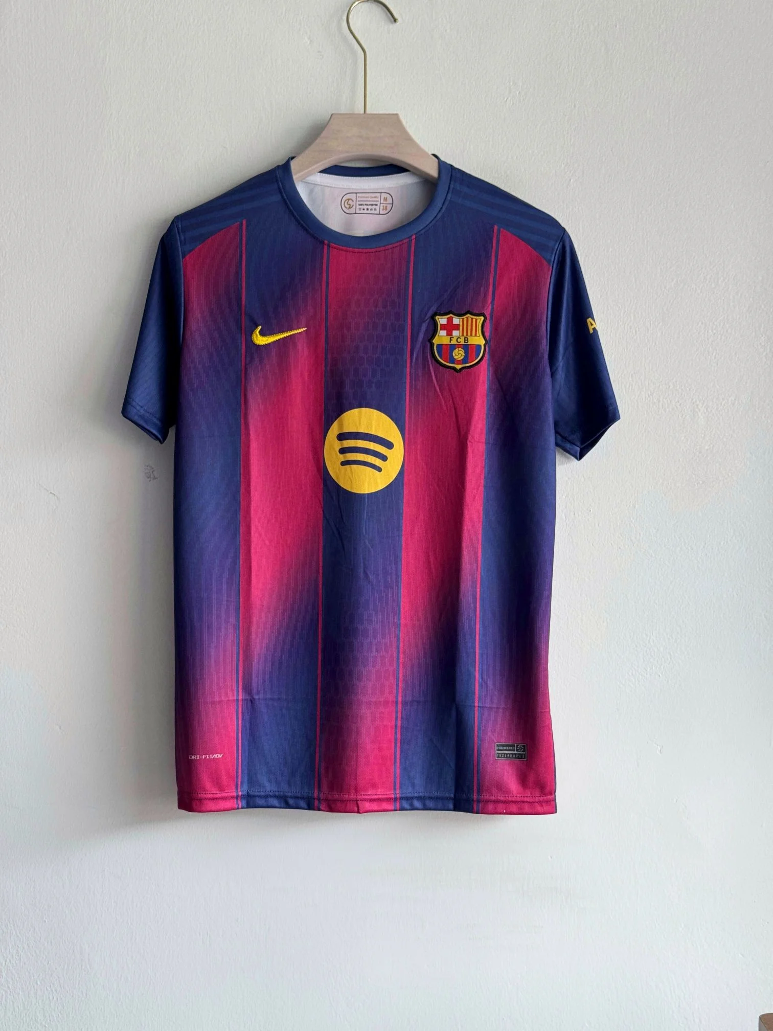 BARCELONA 2025-26 HOME GAVI (EMBROIDERY LOGOS)