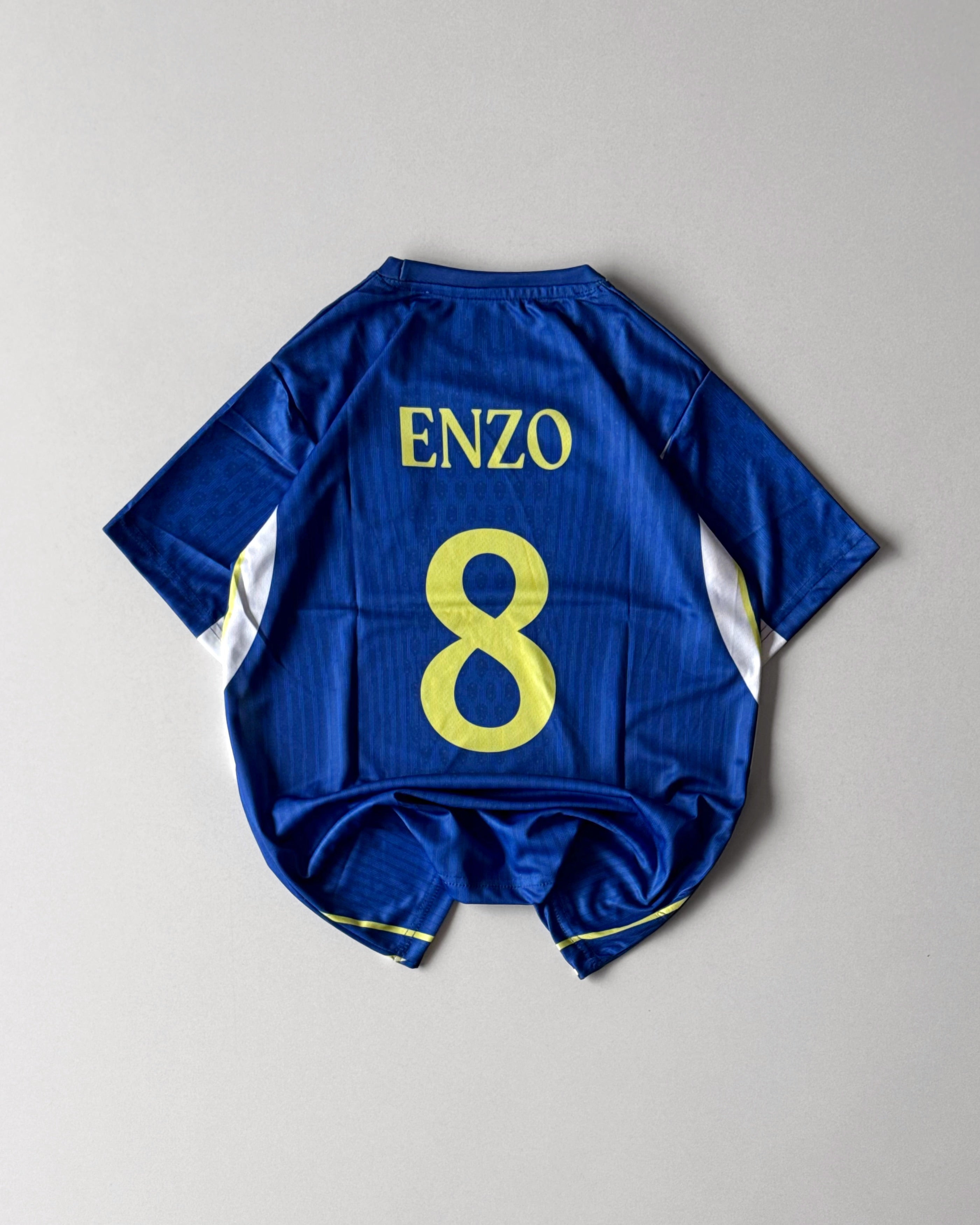 CHELSEA 2026-27 HOME KIT ENZO (EMBROIDERY LOGOS)
