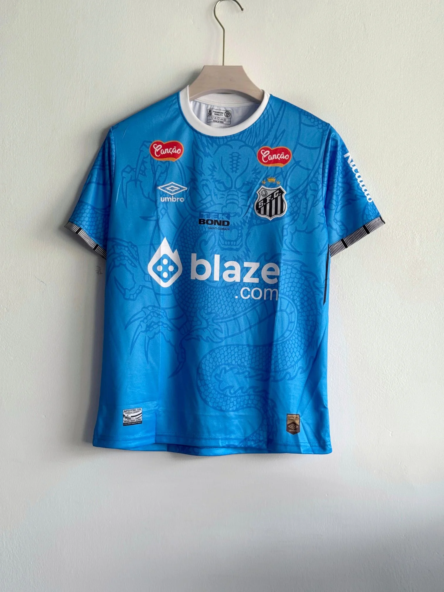 SANTOS 2025-26 DRAGON SPECIAL EDITION KIT NEYMAR (EMBROIDERY LOGOS)