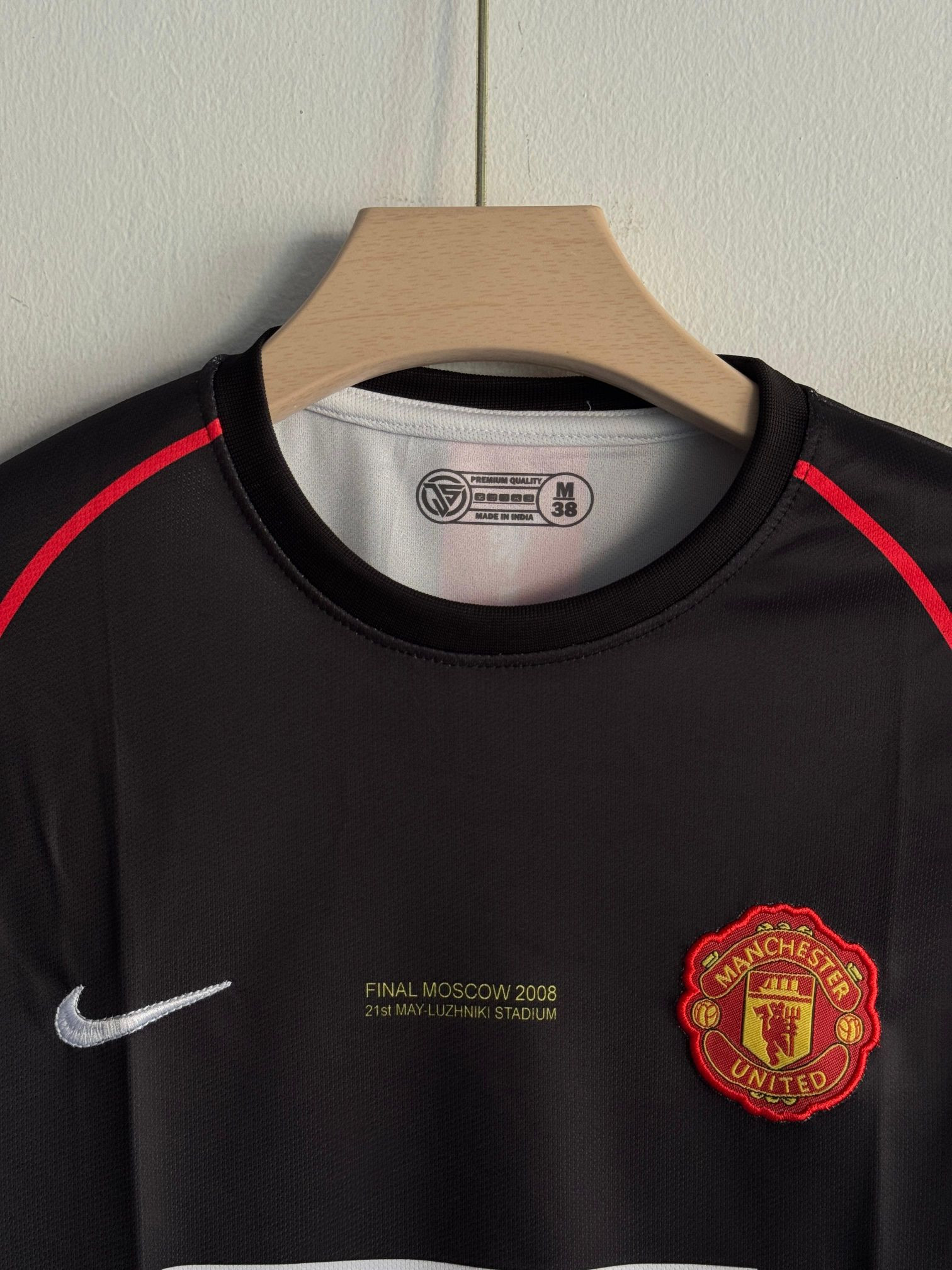 MANCHESTER UNITED RETRO 2007-08 AWAY RONALDO FULL SLEEVE (EMBROIDERY LOGOS)
