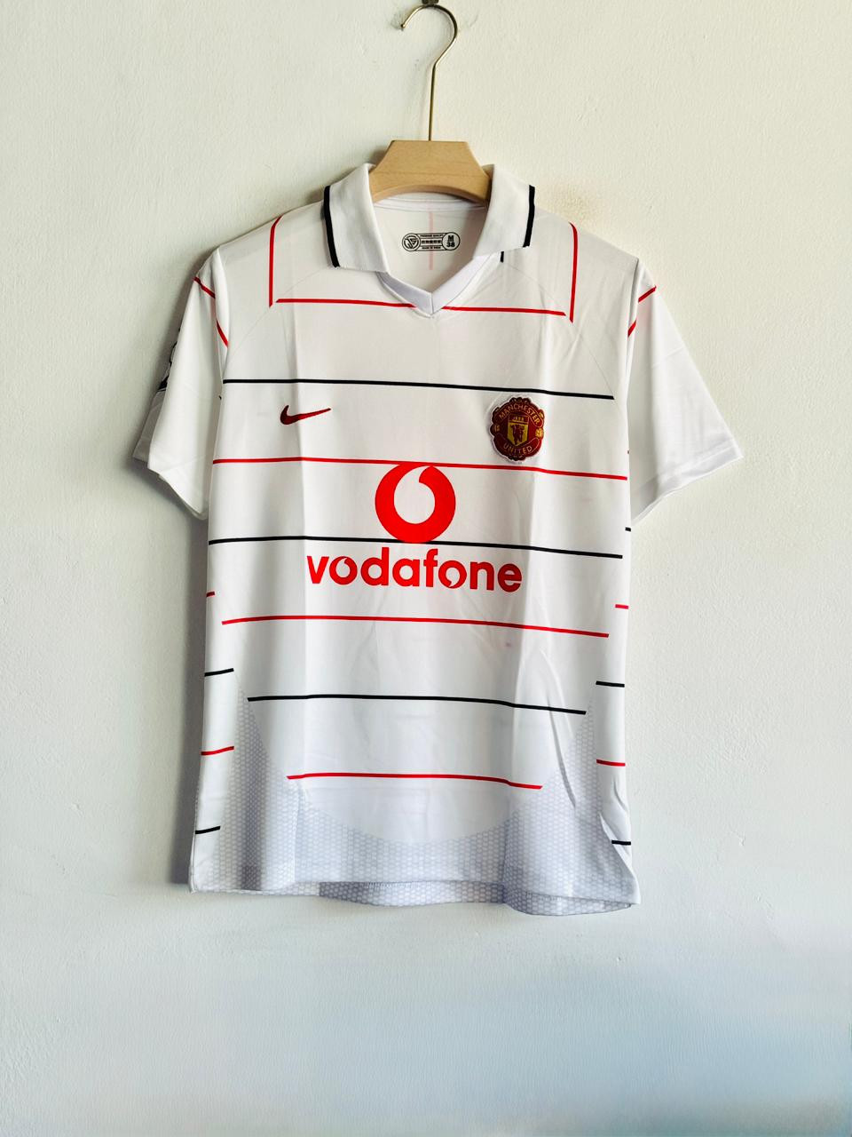 MANCHESTER UNITED RETRO 2003-05 THIRD KIT COLLAR RONALDO (EMBROIDERY LOGOS)