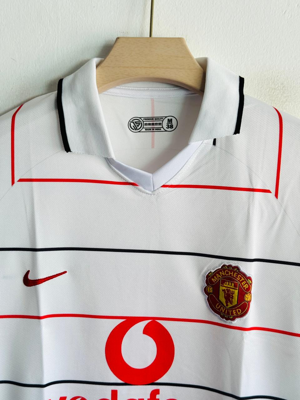 MANCHESTER UNITED RETRO 2003-05 THIRD KIT COLLAR RONALDO (EMBROIDERY LOGOS)