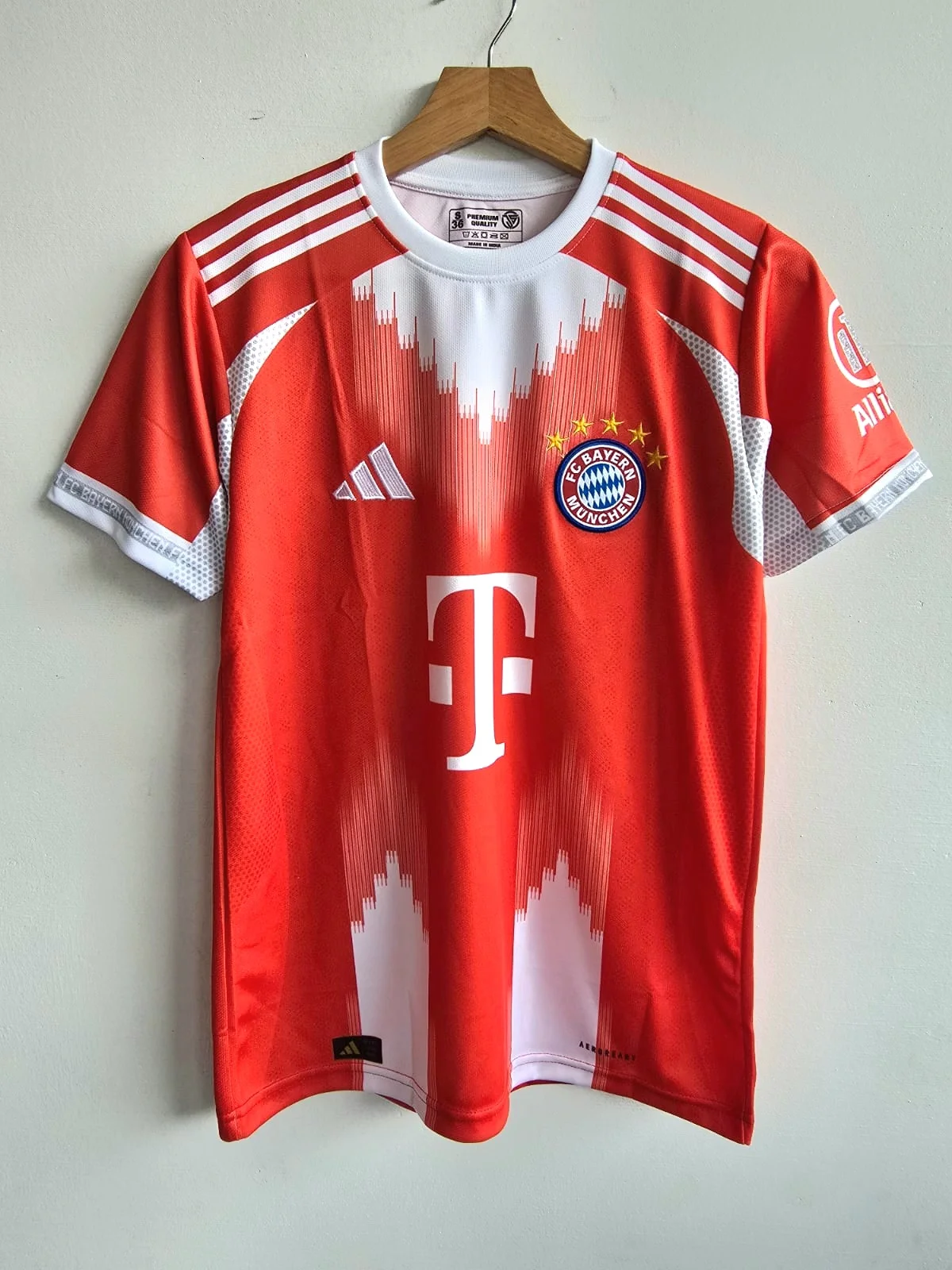 BAYERN MUNICH 2025-26 HOME KIMMICH (EMBROIDERY LOGOS)