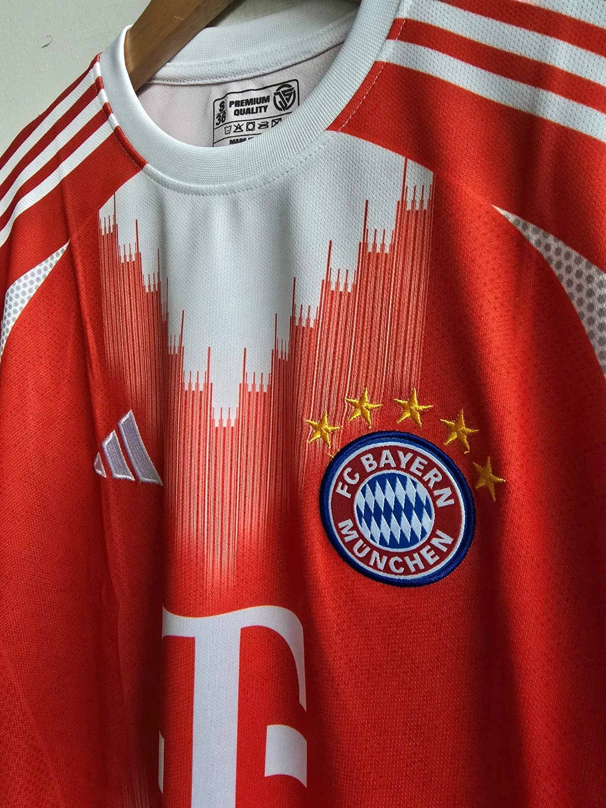 BAYERN MUNICH 2025-26 HOME KIMMICH (EMBROIDERY LOGOS)