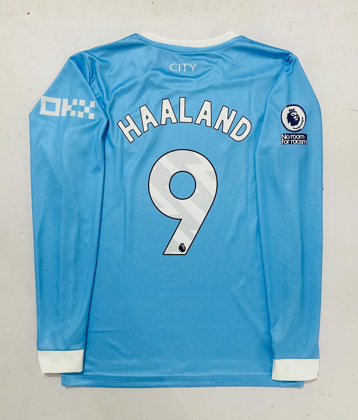 MANCHESTER CITY 2026-27 HOME KIT FULL SLEEVE HAALAND (EMBROIDERY LOGO)