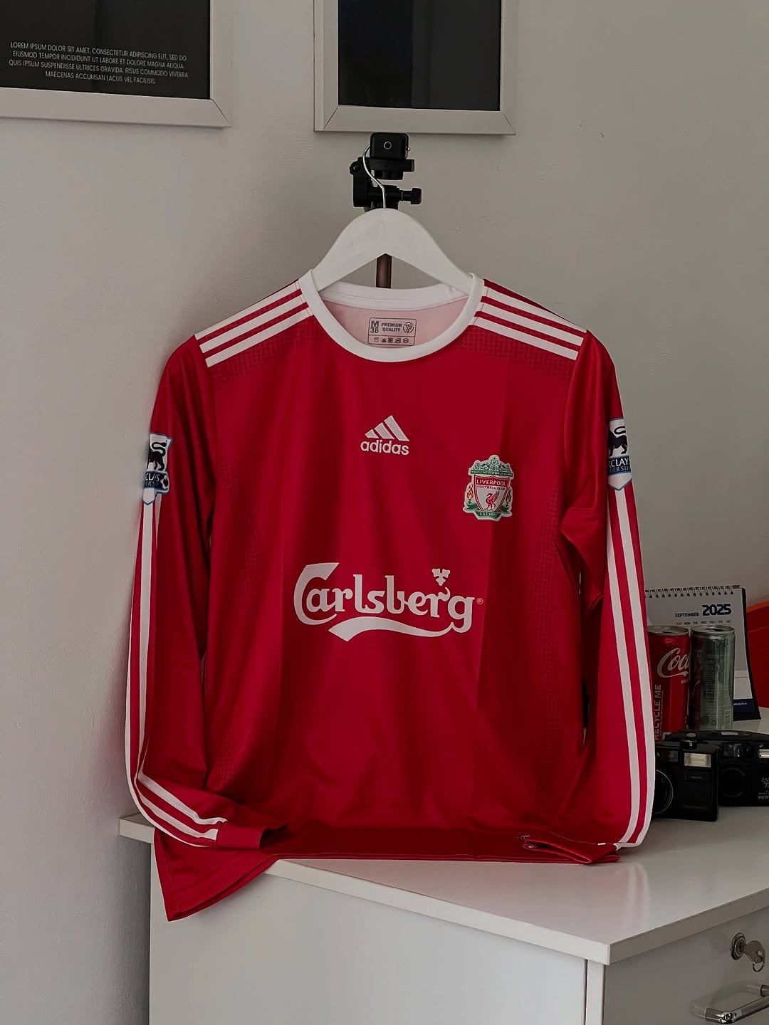 LIVERPOOL RETRO 2008-09 HOME KIT FULL SLEEVE TORRESS (EMBROIDERY LOGOS)