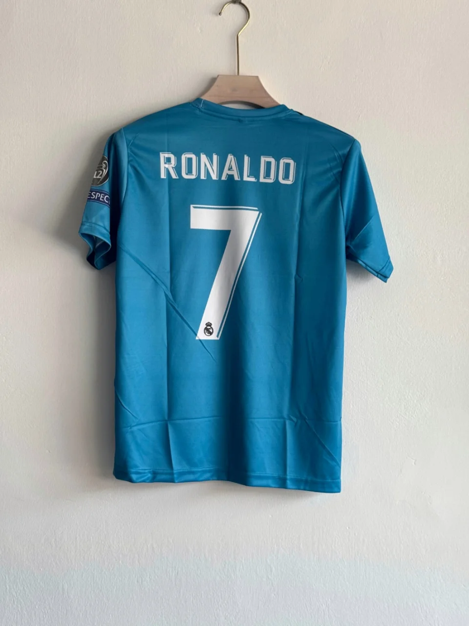 REAL MADRID RETRO 2016-17 THIRD RONALDO (EMBROIDERY LOGOS)