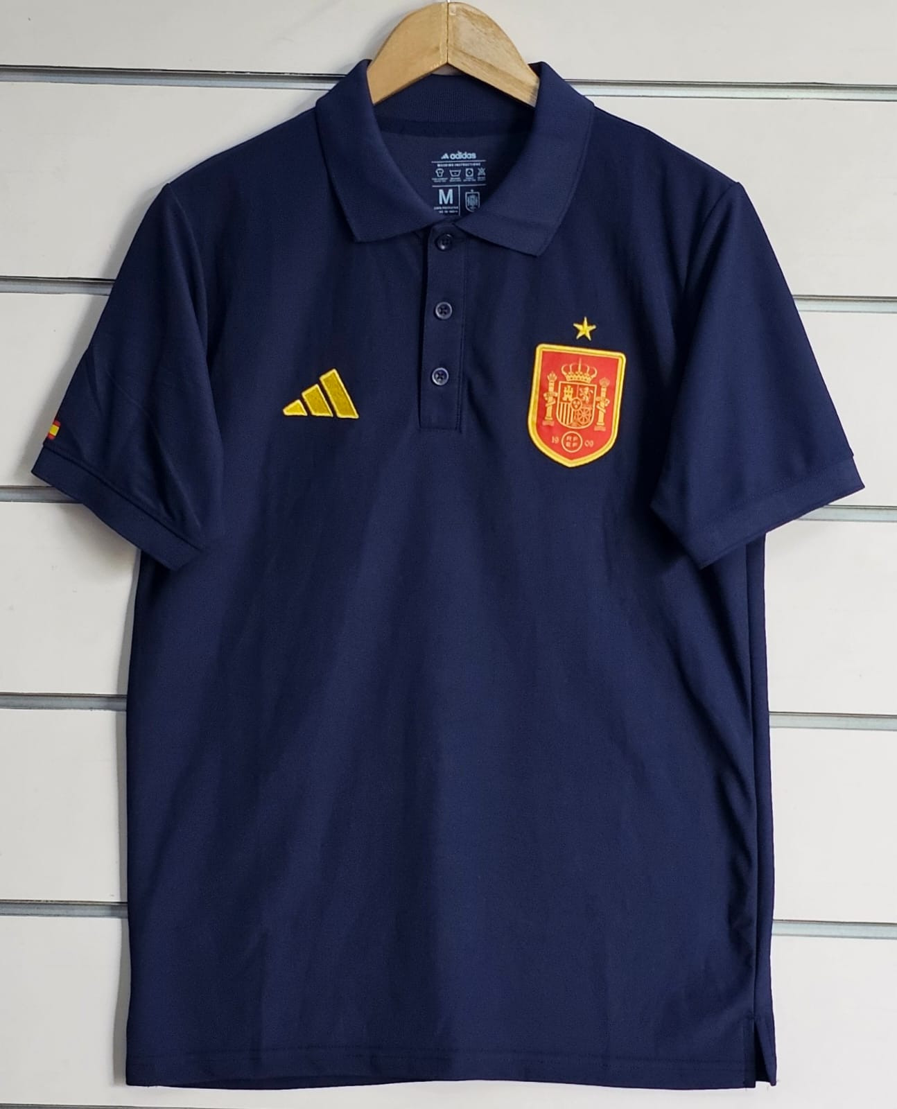 SPAIN POLO T SHIRT NAVY BLUE ( PREMIUM EMBROIDERY LOGOS)