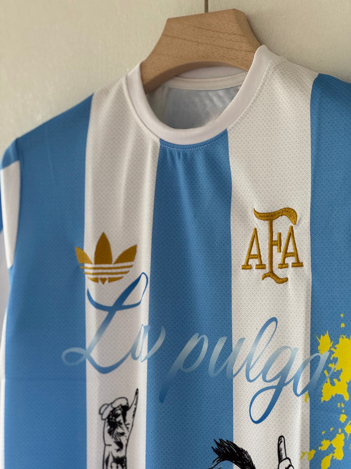 ARGENTINA SPECIAL EDITION LA PULGA MESSI (EMBROIDERY LOGOS)