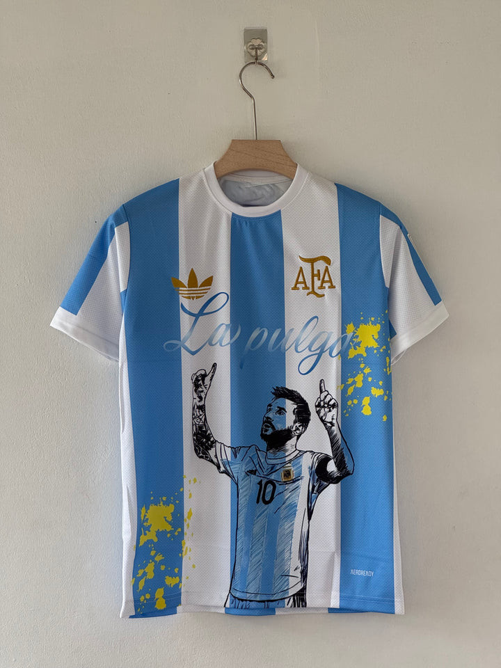 ARGENTINA SPECIAL EDITION LA PULGA MESSI (EMBROIDERY LOGOS)