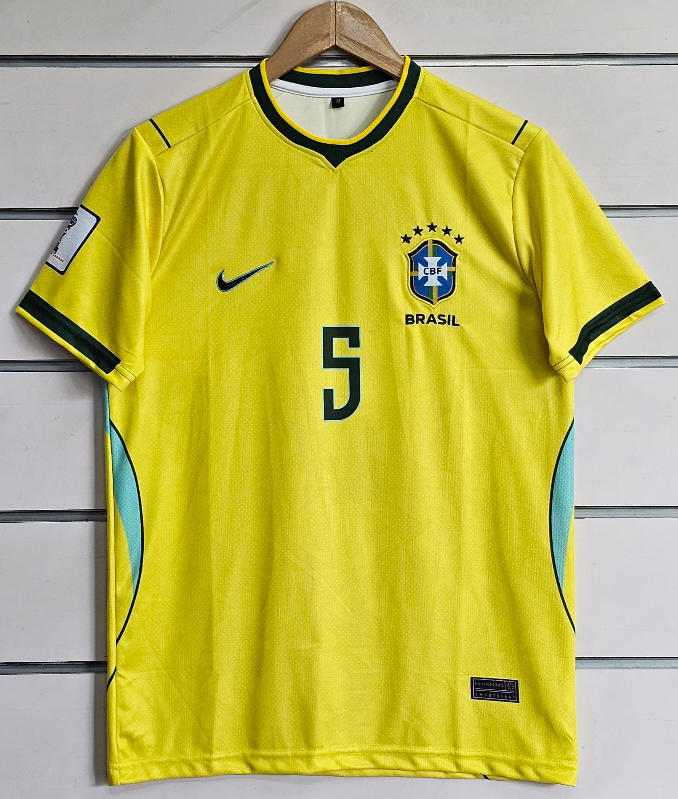 BRAZIL 2026 WORLD CUP HOME KIT CASEMIRO (EMBROIDERY LOGOS)
