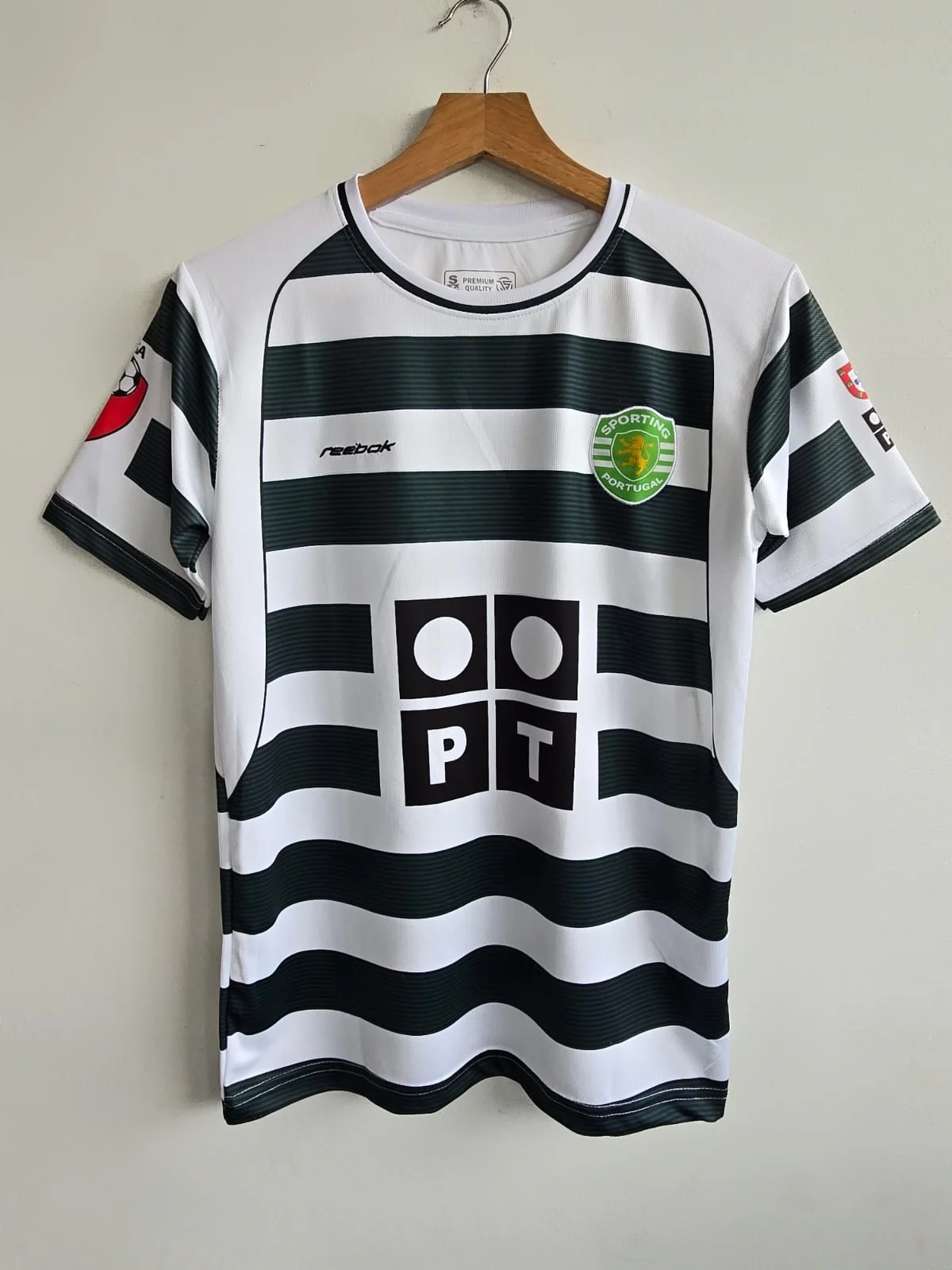 SPORTING CP RETRO 2001-03 RONALDO ( EMBROIDERY LOGOS) 