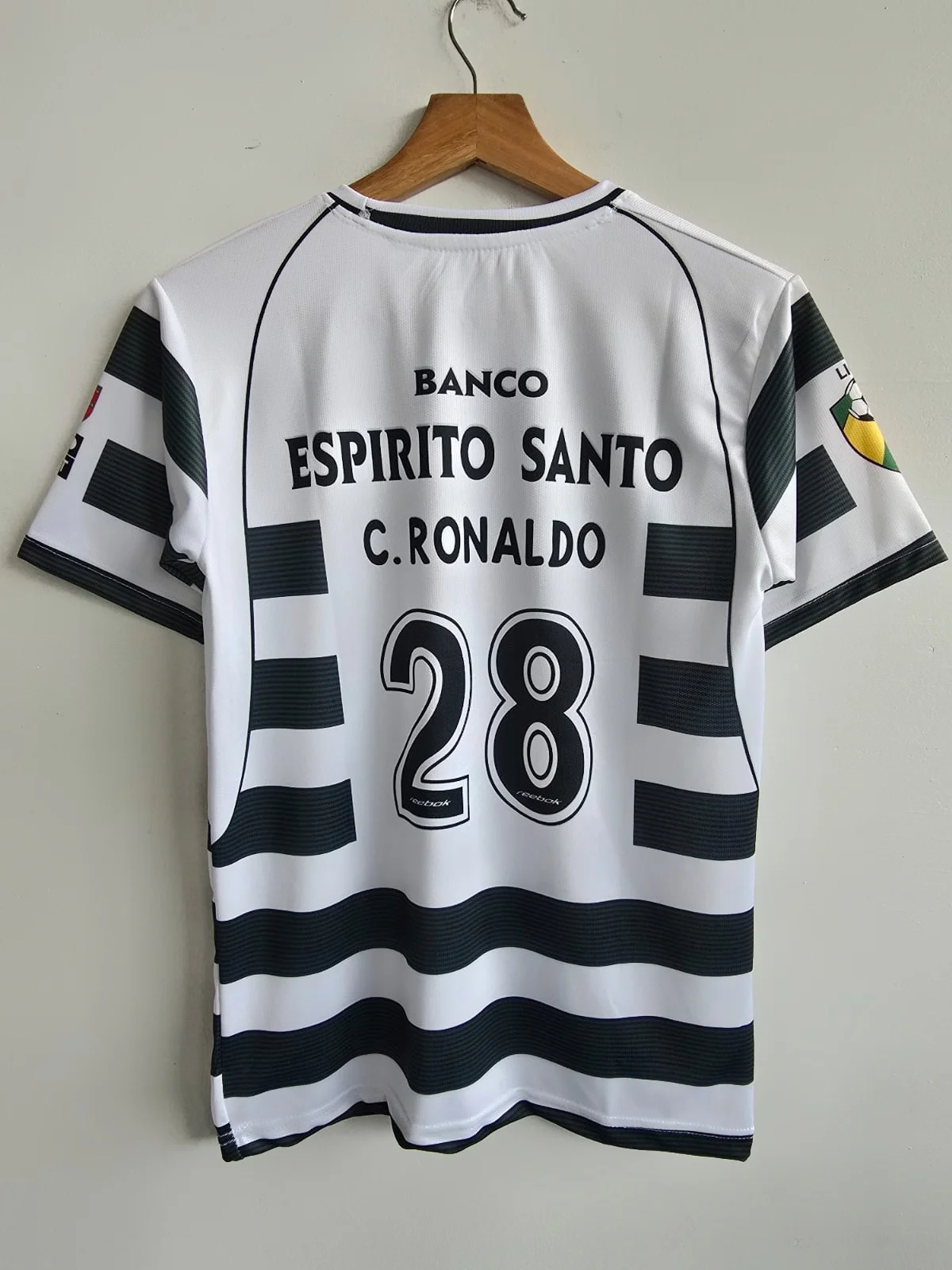 SPORTING CP RETRO 2001-03 RONALDO ( EMBROIDERY LOGOS) 