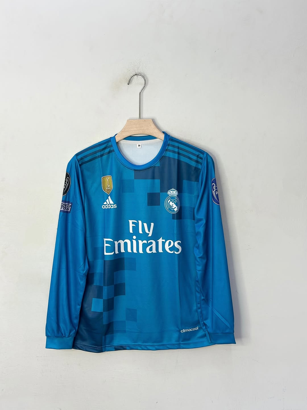REAL MADRID RETRO 2017-18 THIRD KIT FULL SLEEVE RONALDO 