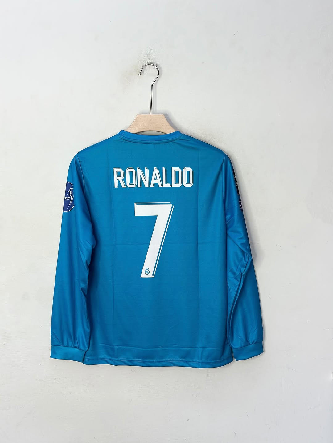 REAL MADRID RETRO 2017-18 THIRD KIT FULL SLEEVE RONALDO 