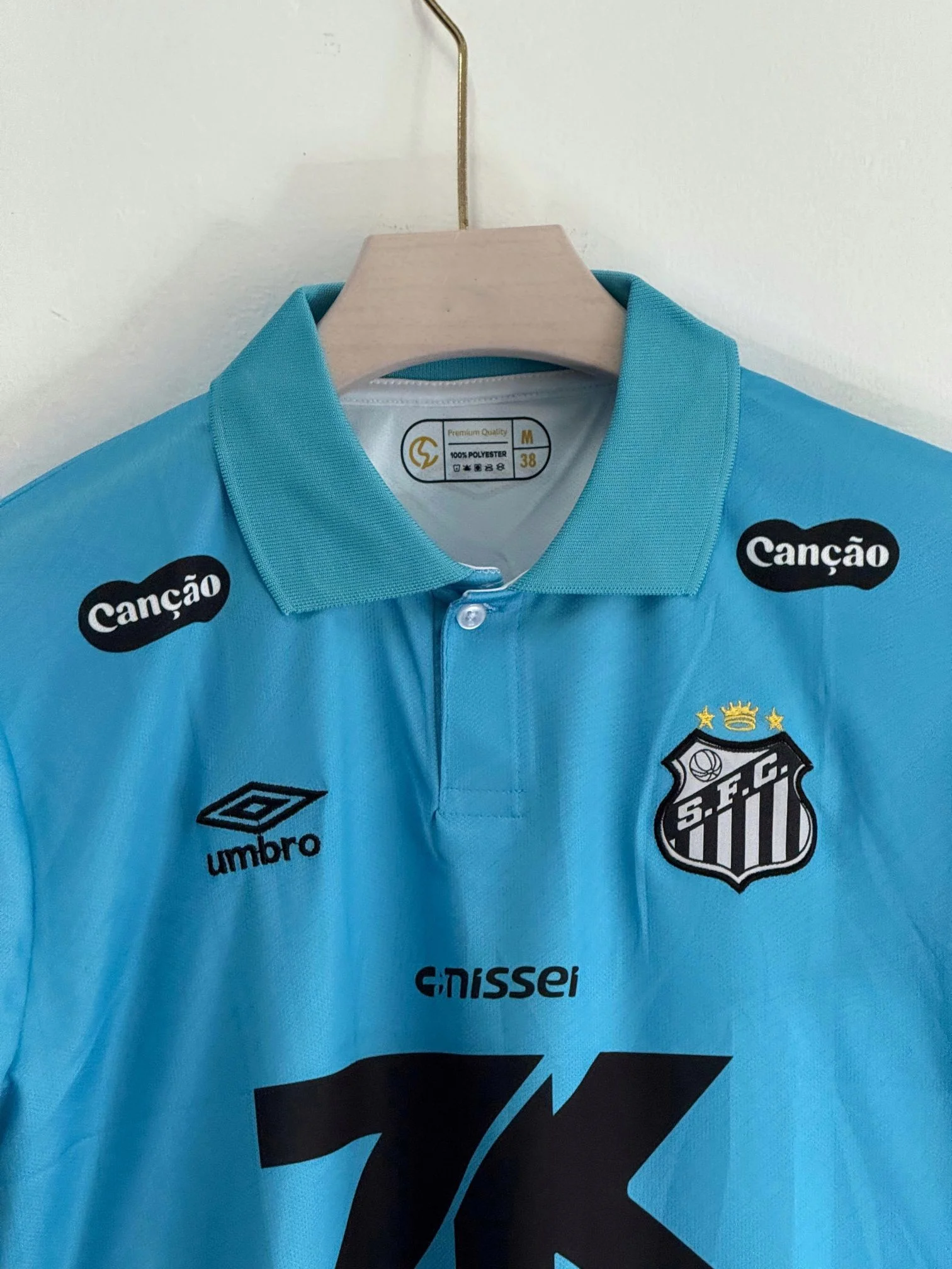 SANTOS 2025-26 THIRD KIT COLLAR NEYMAR (EMBROIDERY LOGOS)