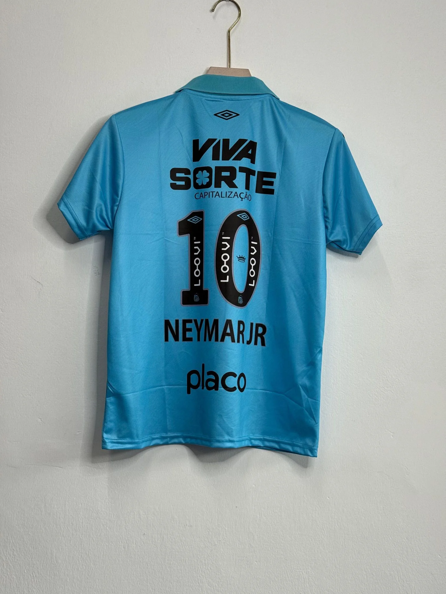 SANTOS 2025-26 THIRD KIT COLLAR NEYMAR (EMBROIDERY LOGOS)