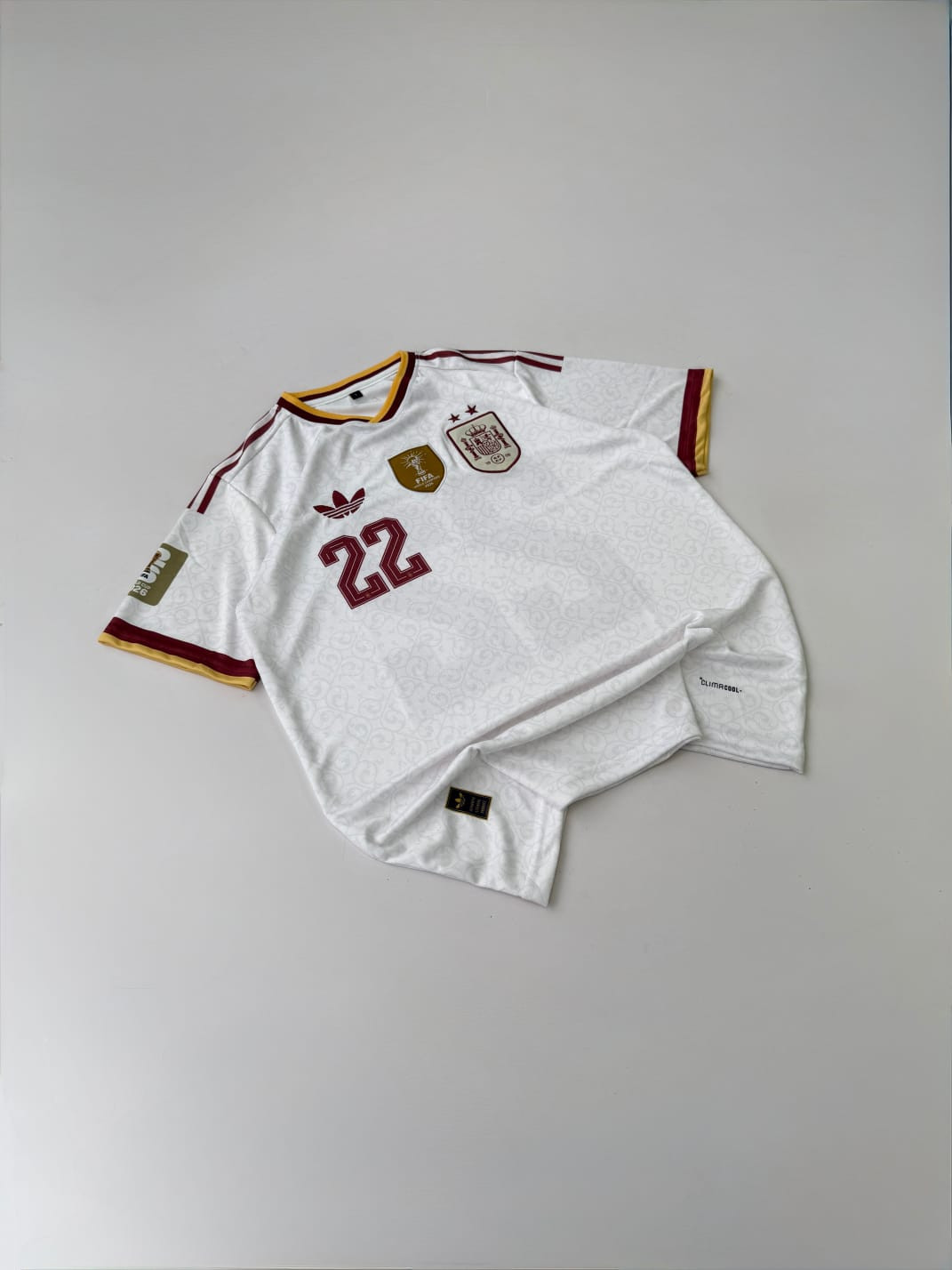 SPAIN 2026 WORLD CUP AWAY KIT CUBARSI (PREMIUM EMBROIDERY LOGOS)