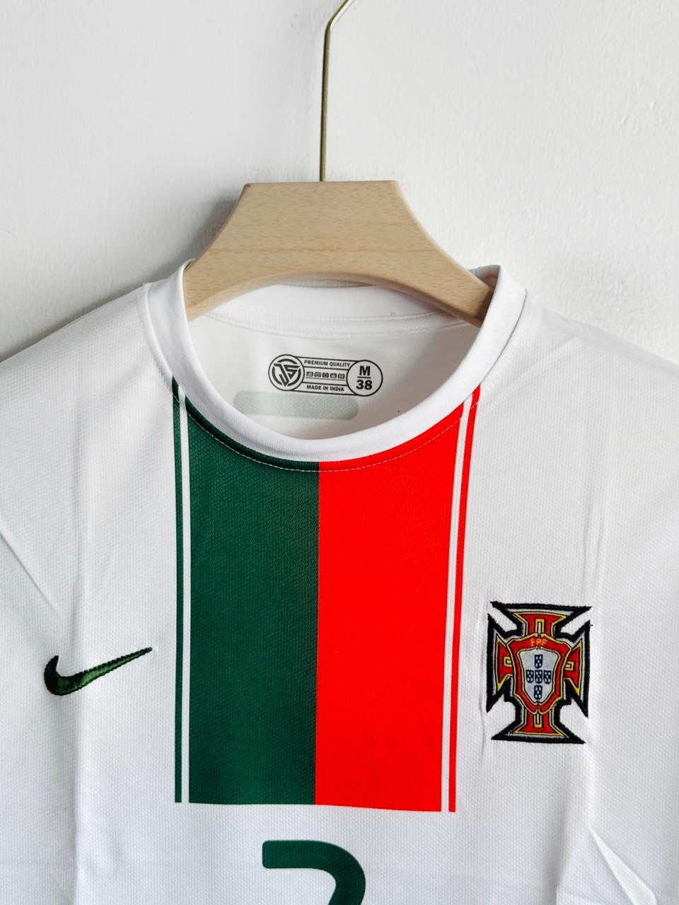 PORTUGAL RETRO 2010 AWAY KIT RONALDO (EMBROIDERY LOGOS)