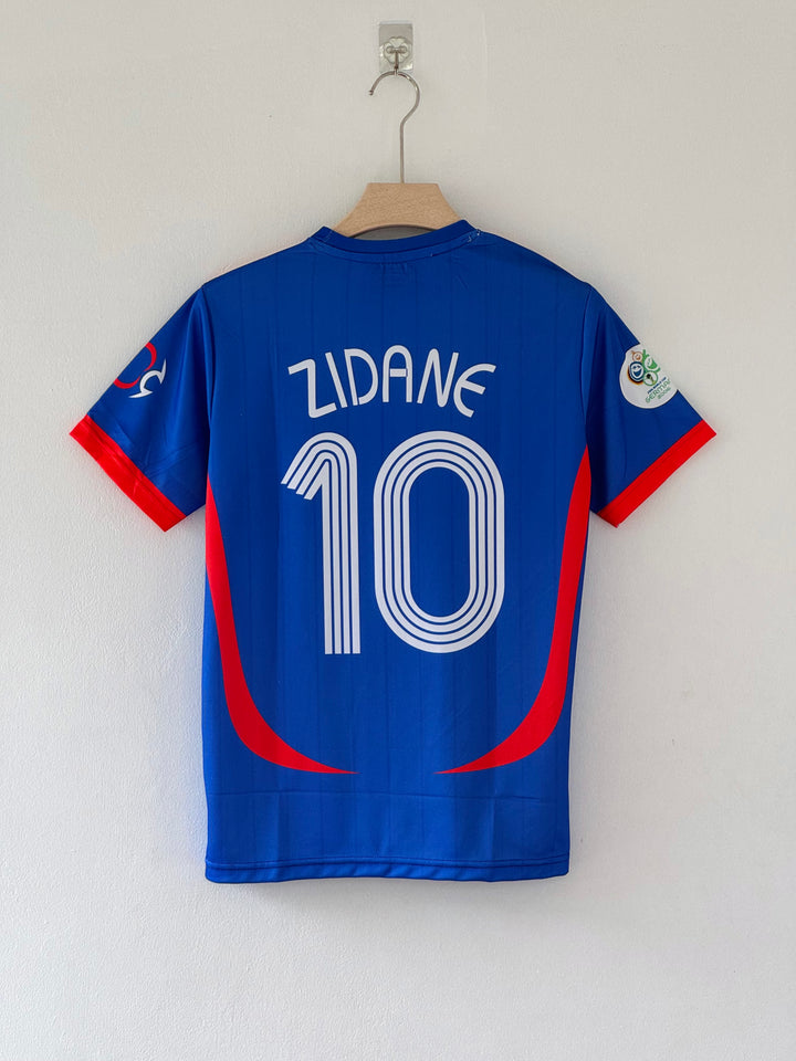FRANCE RETRO 2006 HOME KIT ZIDANE (EMBROIDERY LOGO)