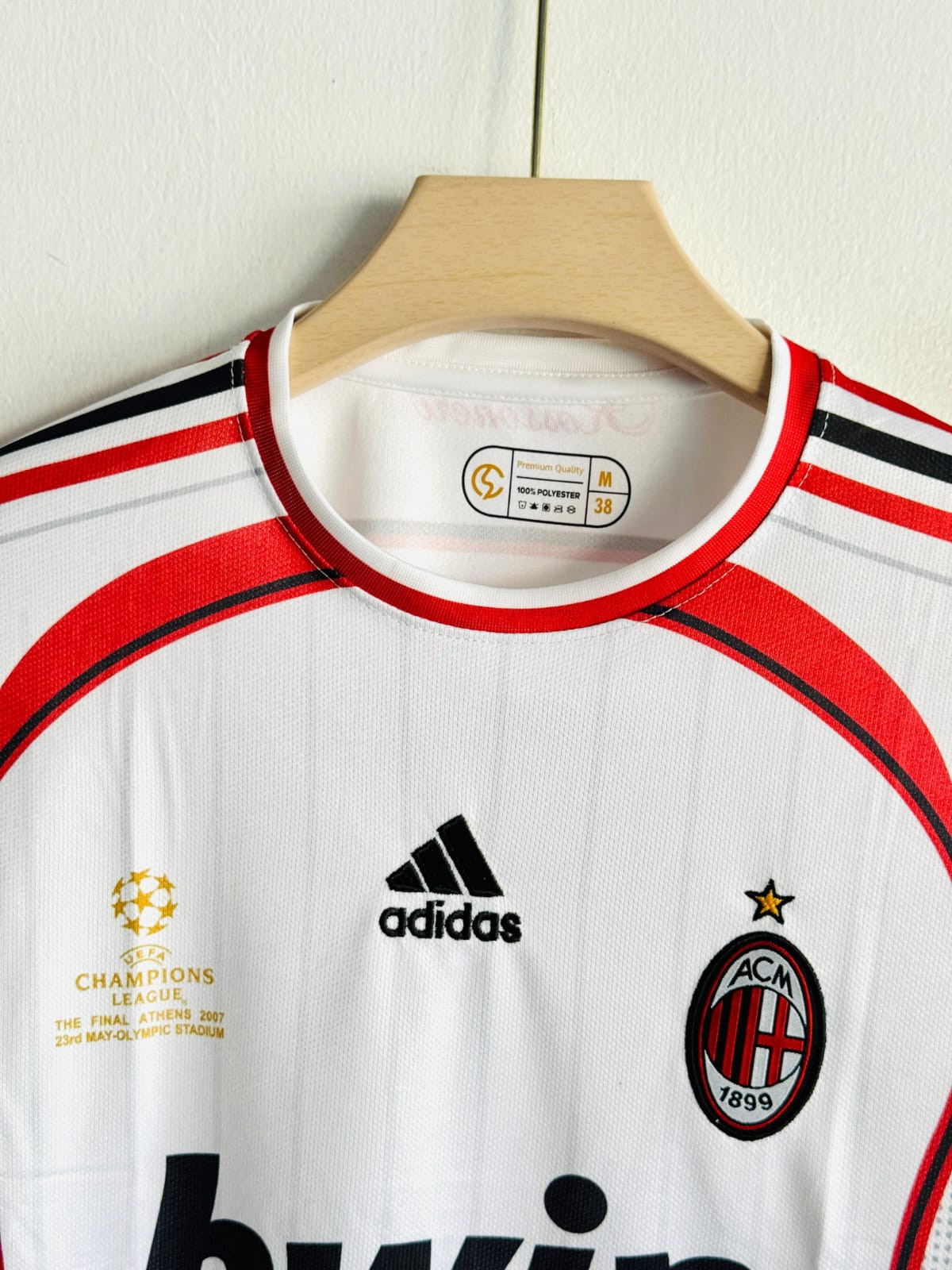 AC MILAN RETRO 2006-07 AWAY KIT FULL SLEEVE KAKA (EMBROIDERY LOGO ...