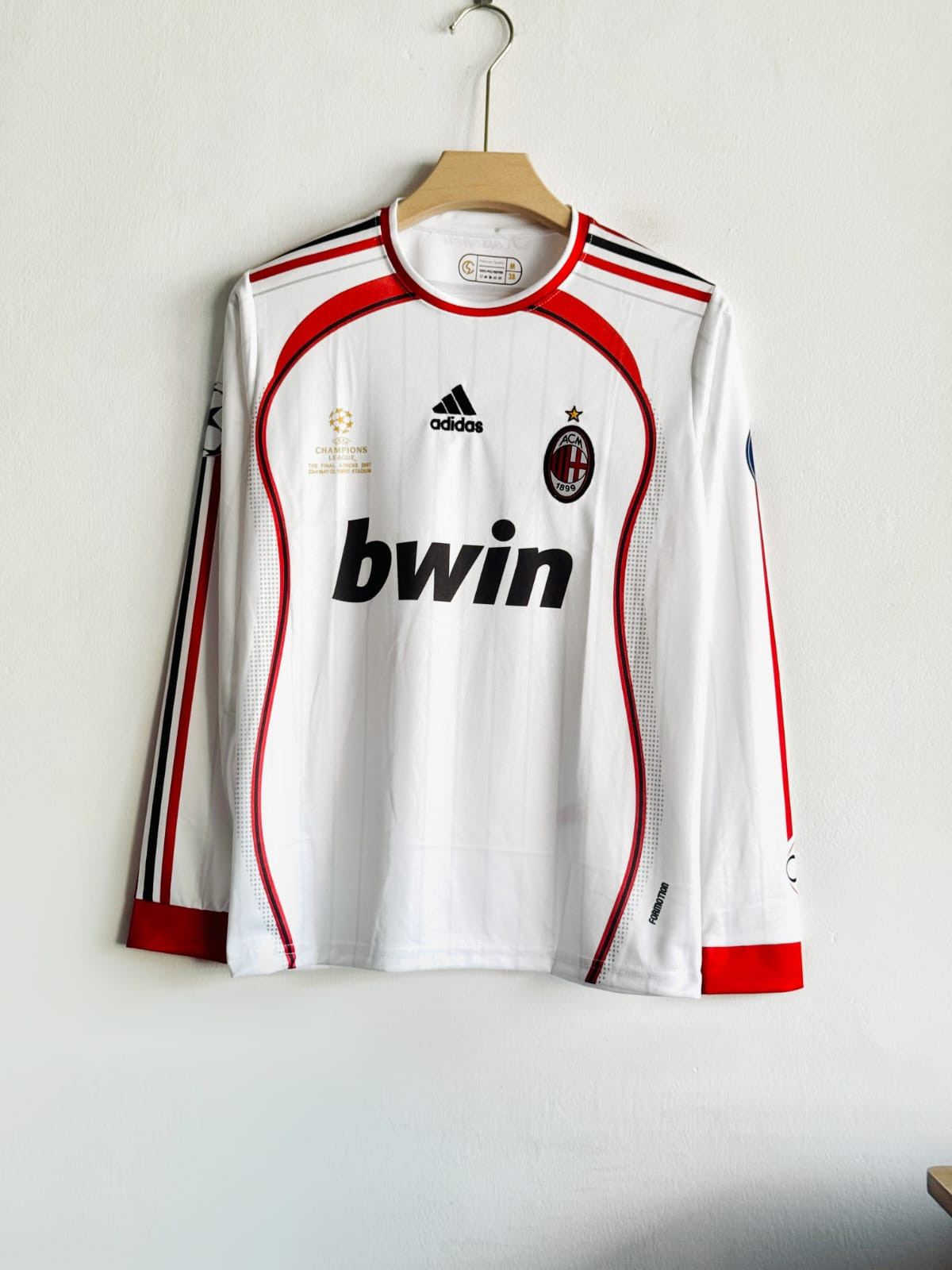 AC MILAN RETRO 2006-07 AWAY KIT FULL SLEEVE KAKA (EMBROIDERY LOGO ...