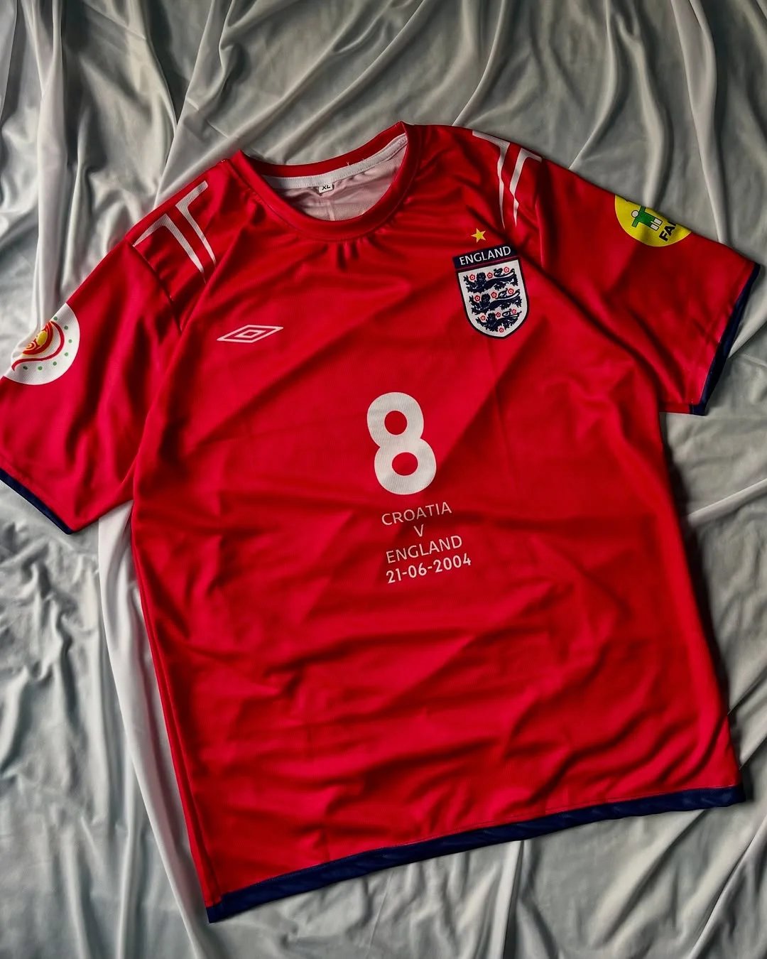 ENGLAND RETRO 2004 AWAY SCHOLES