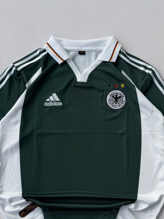 GERMANY RETRO 2000-02 FIVE SLEEVE COLLAR BALLACK (EMBROIDERY LOGOS)