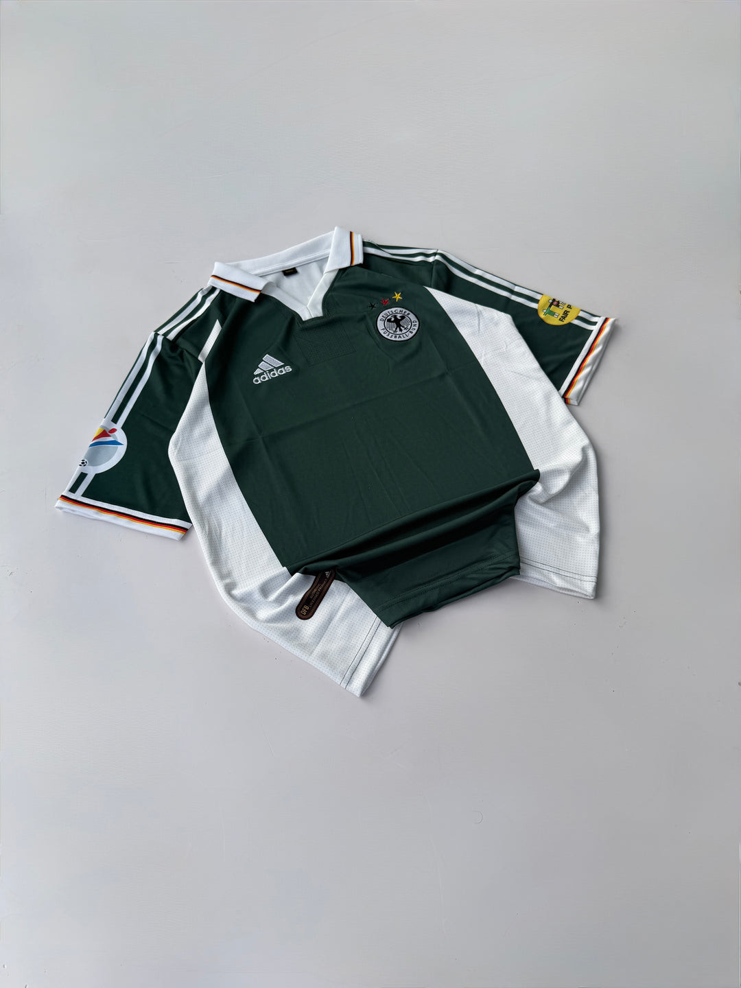 GERMANY RETRO 2000-02 FIVE SLEEVE COLLAR BALLACK (EMBROIDERY LOGOS)