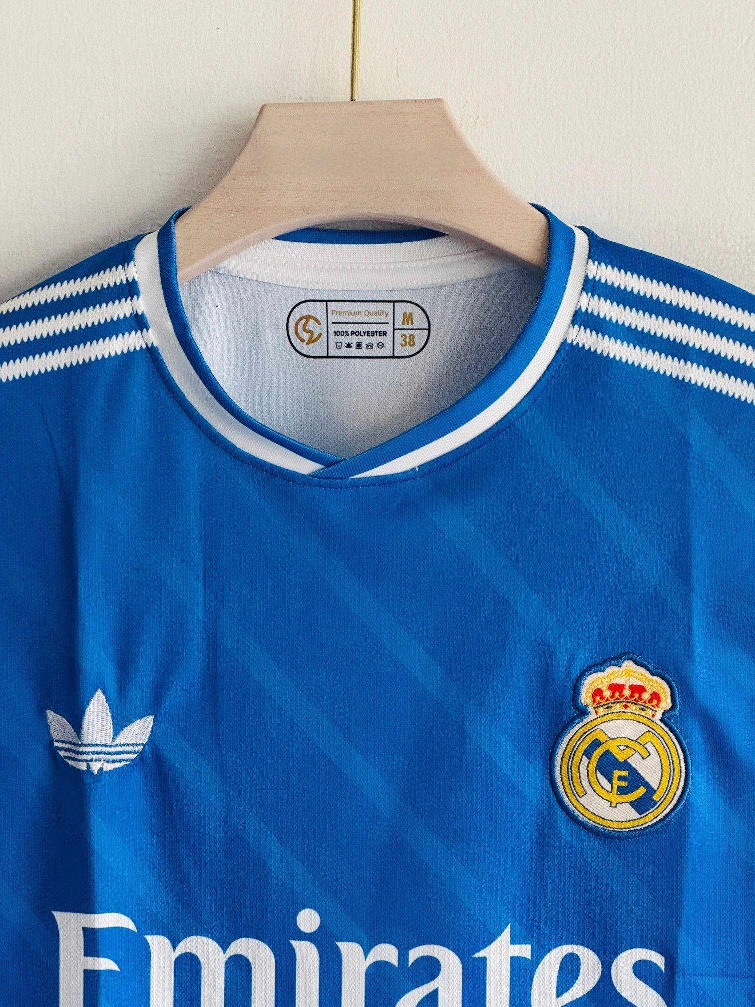 REAL MADRID 2025-26 THIRD KIT FULL SLEEVE MBAPPE (EMBROIDERY LOGOS)