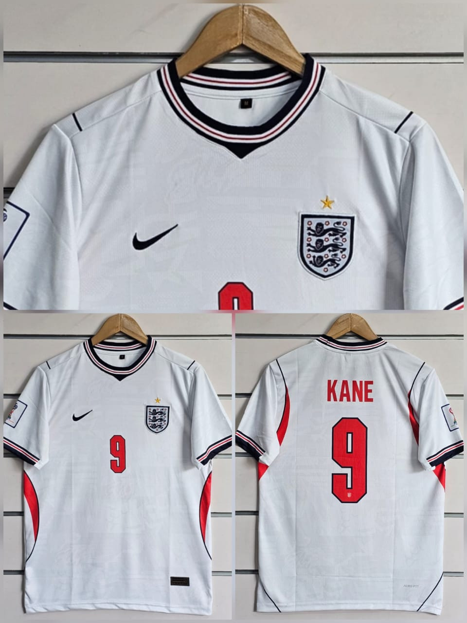 ENGLAND 2026 WORLD CUP HOME KIT KANE (EMBROIDERY LOGOS)