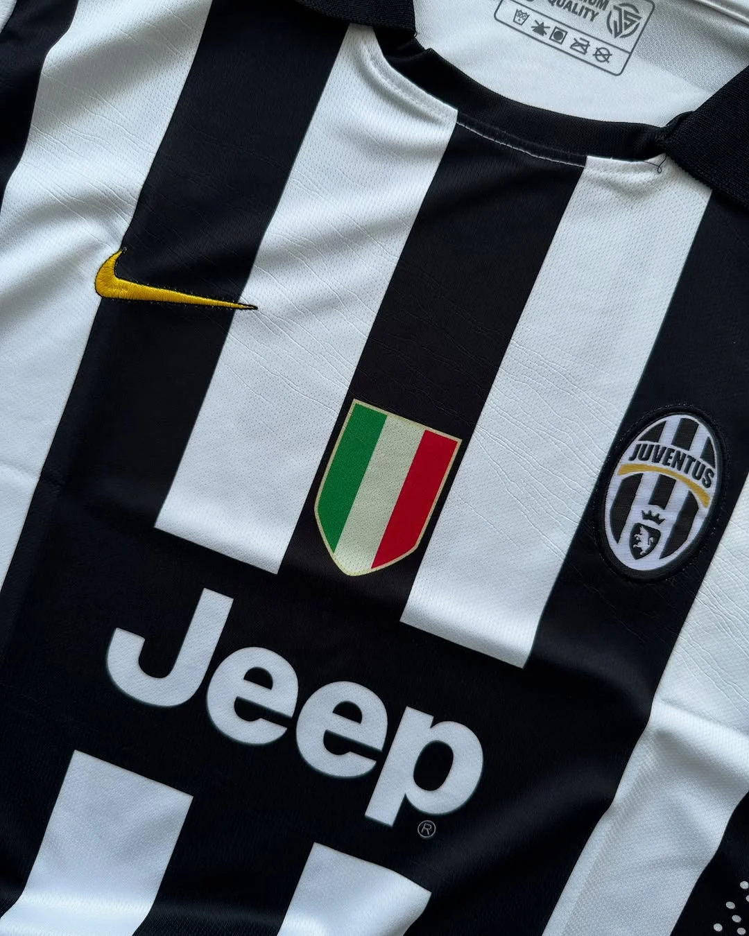 JUVENTUS RETRO 2014/15 HOME POGBA (EMBROIDERY LOGOS)