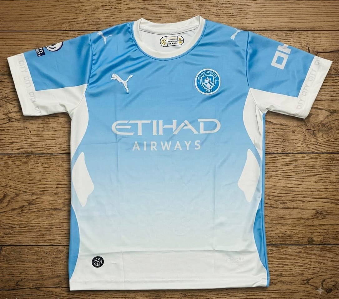 MANCHESTER CITY 2026-27 HOME KIT HAALAND (EMBROIDERY LOGO)