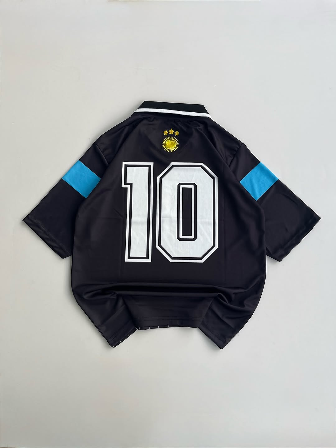 ARGENTINA LA-ALBICELESTE KIT FIVESLEEVE COLLAR ( PREMIUM EMBROIDERY LOGOS)
