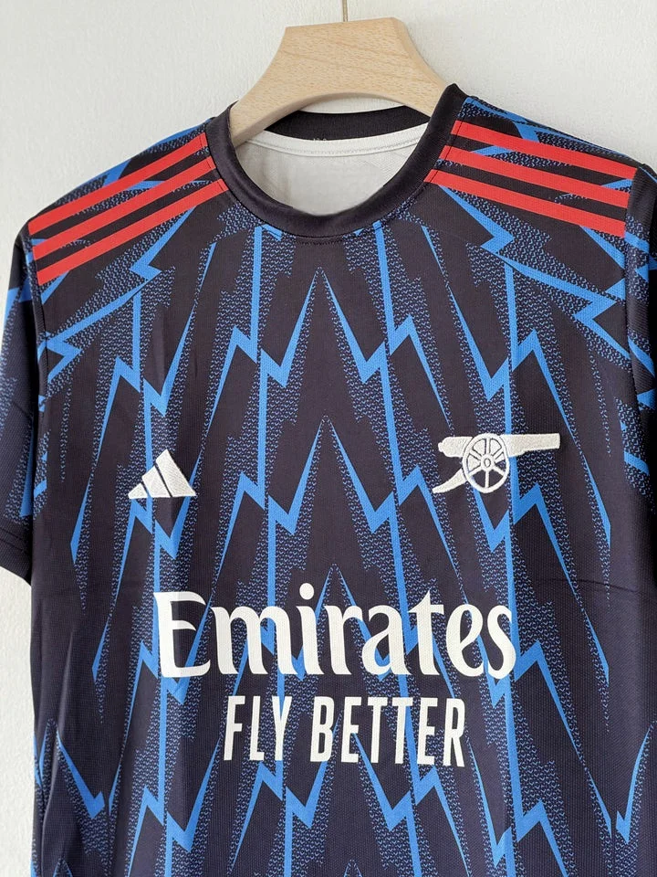 ARSENAL 2025-26 AWAY KIT SAKA (EMBROIDERY LOGOS)