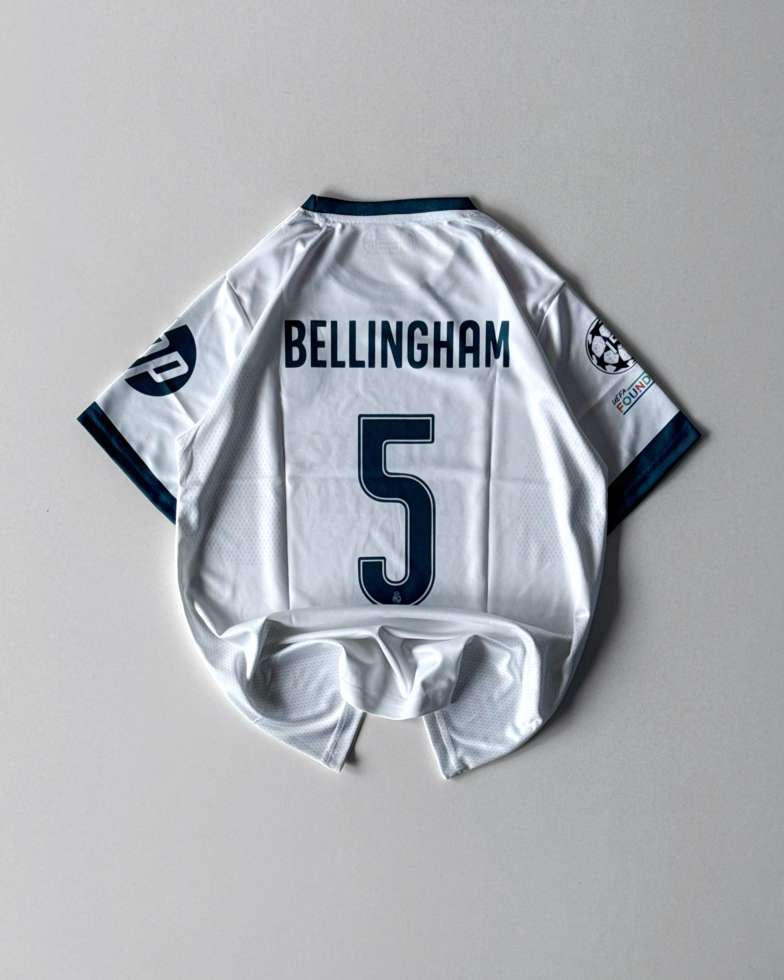 REAL MADRID 2026-27 HOME KIT BELLINGHAM  (EMBROIDERY LOGOS)