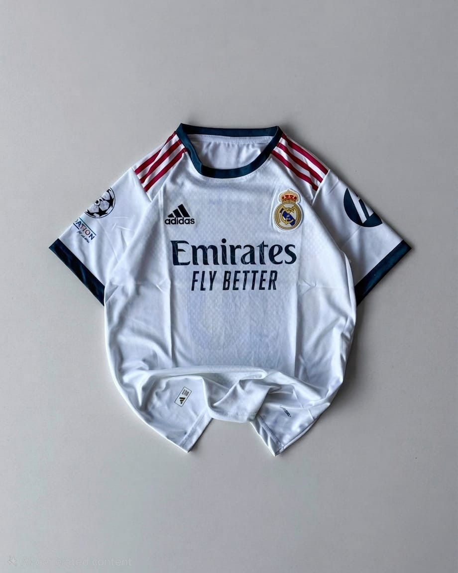 REAL MADRID 2026-27 HOME KIT BELLINGHAM  (EMBROIDERY LOGOS)